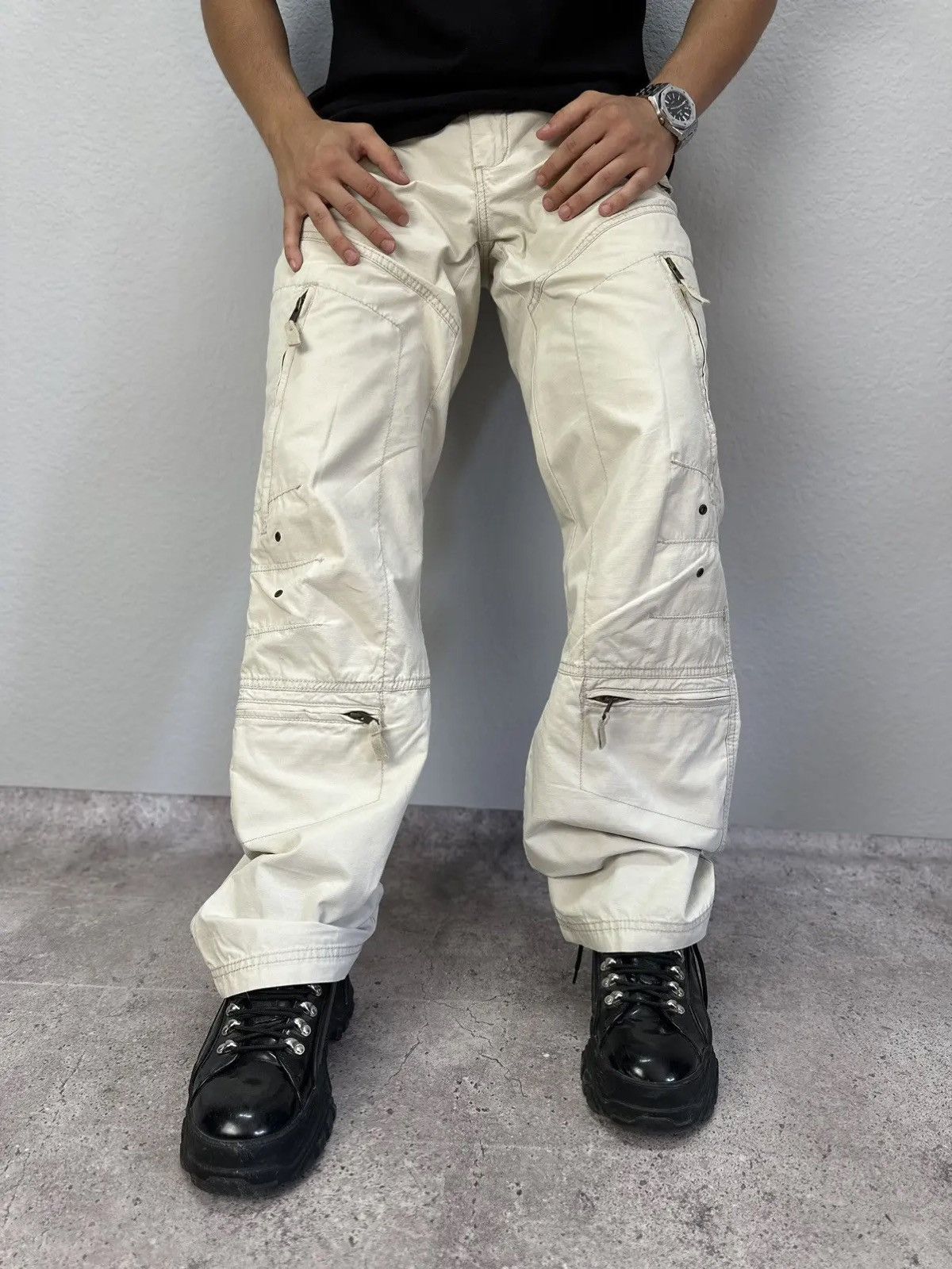 Other Vintage pants clockhouse cargo baggy fit faded streetstyle Size US 32 / EU 48 - 2 Thumbnail