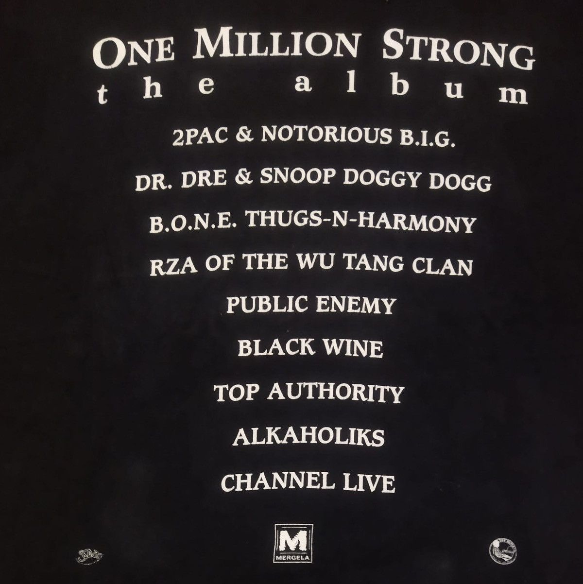 Rap Tees × Vintage 💥RARE💥 Vintage One Million Strong The Album Rap Tee Size US XL / EU 56 / 4 - 2 Thumbnail