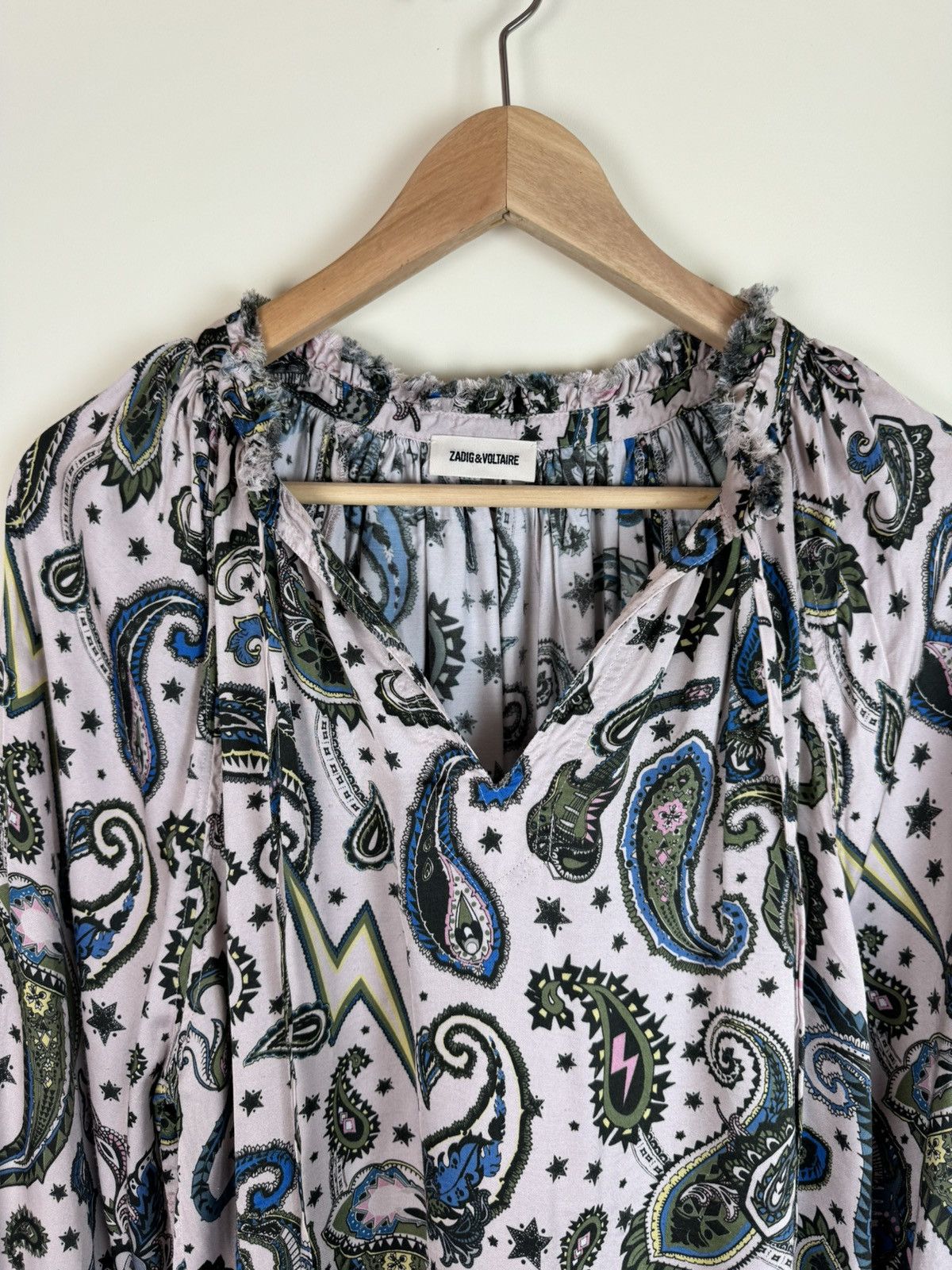 Zadig & Voltaire Zadig Voltaire voluminous balloon sleeve blouse paisley Etro Size S / US 4 / IT 40 - 8 Thumbnail
