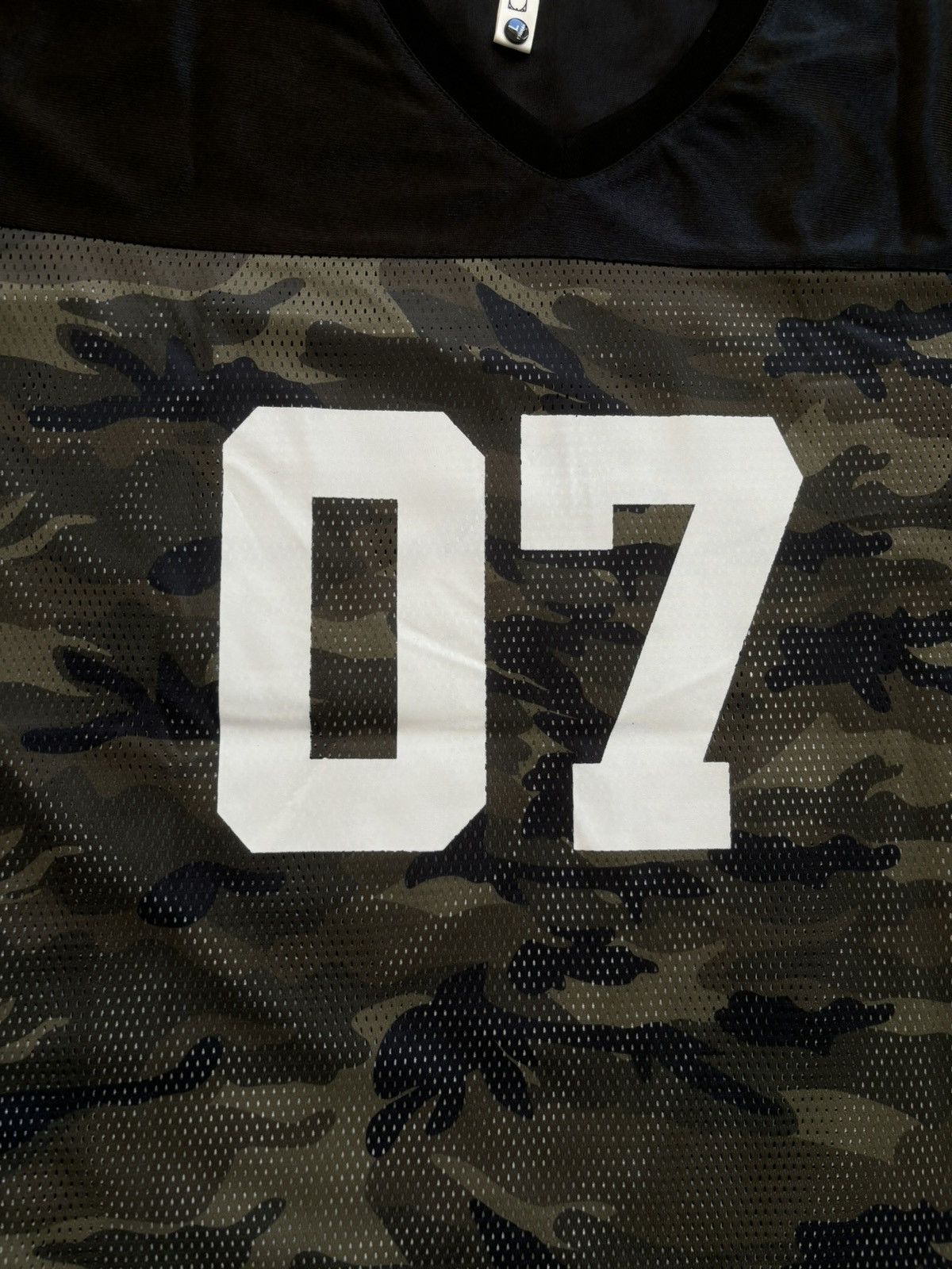 Vintage Vintage oversize unisex military black 07 football jersey Size US M / EU 48-50 / 2 - 5 Thumbnail