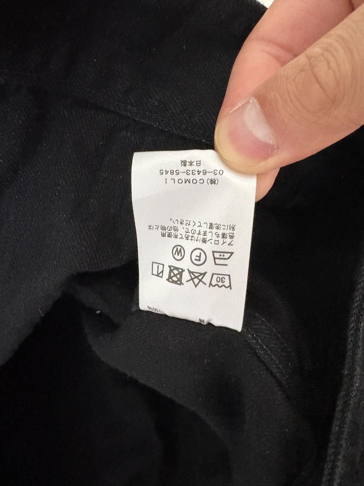 Comoli Comoli Black Denim 1’st Jacket Size US L / EU 52-54 / 3 - 5 Thumbnail