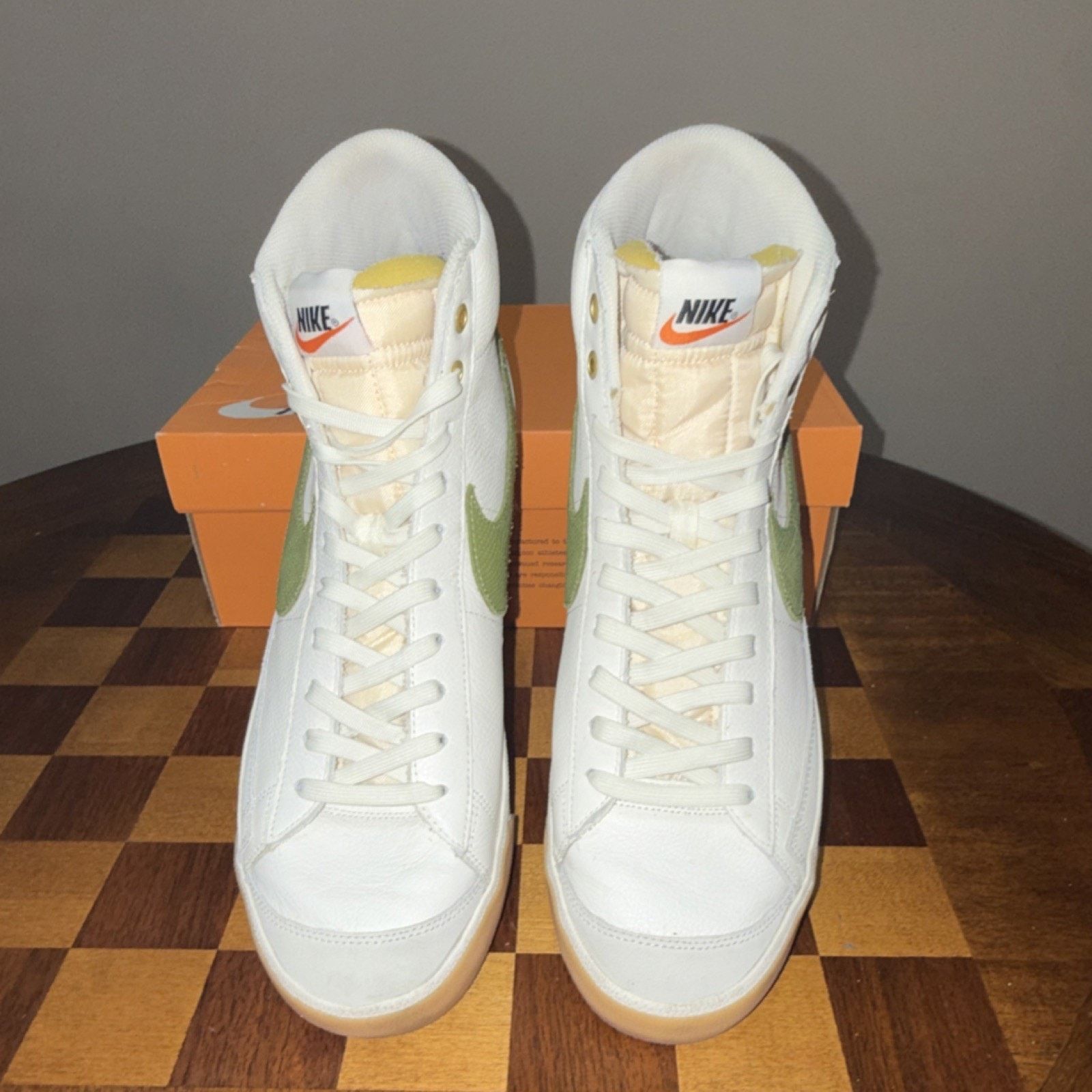 Nike Nike Blazer Mid '77 Vintage White Green Asparagus Snakeskin Size US 14 / EU 47 - 5 Thumbnail