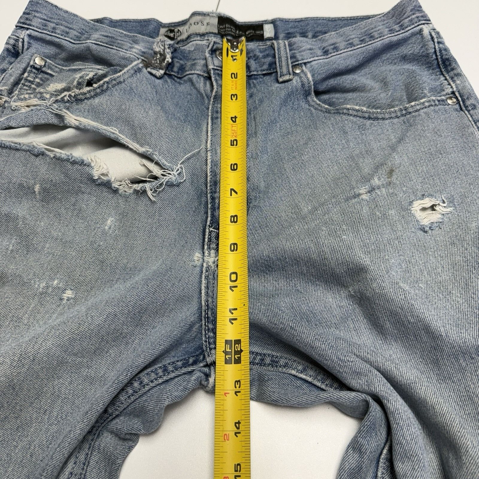 Levi's Vintage Levi Silvertab Loose Jeans Mens 34x30 Y2K Skate Grun Size US 34 / EU 50 - 17 Thumbnail