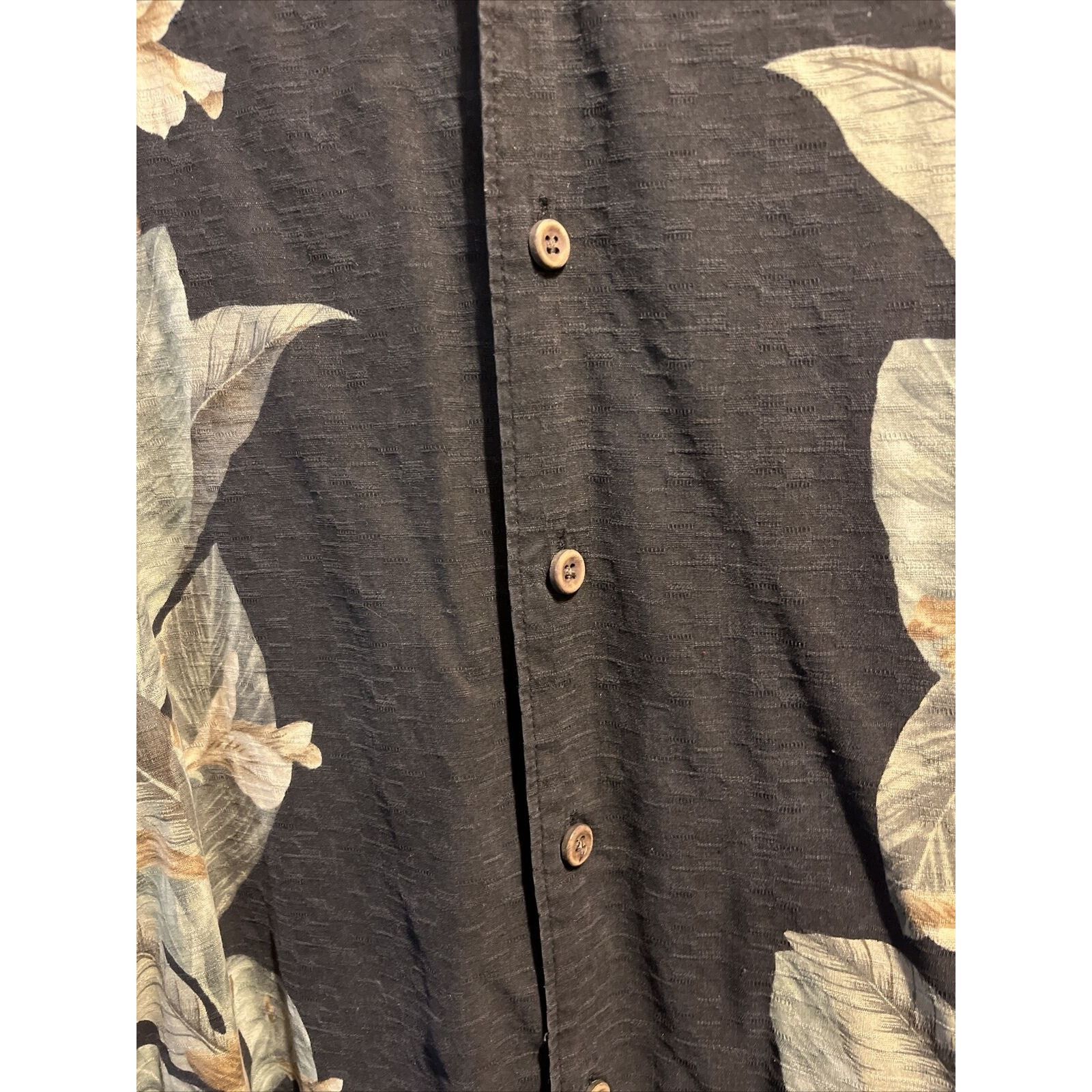 Other Jamaica Jaxx Men’s XL Black Floral Silk SS Hawaiian Shirt Size US XL / EU 56 / 4 - 7 Thumbnail