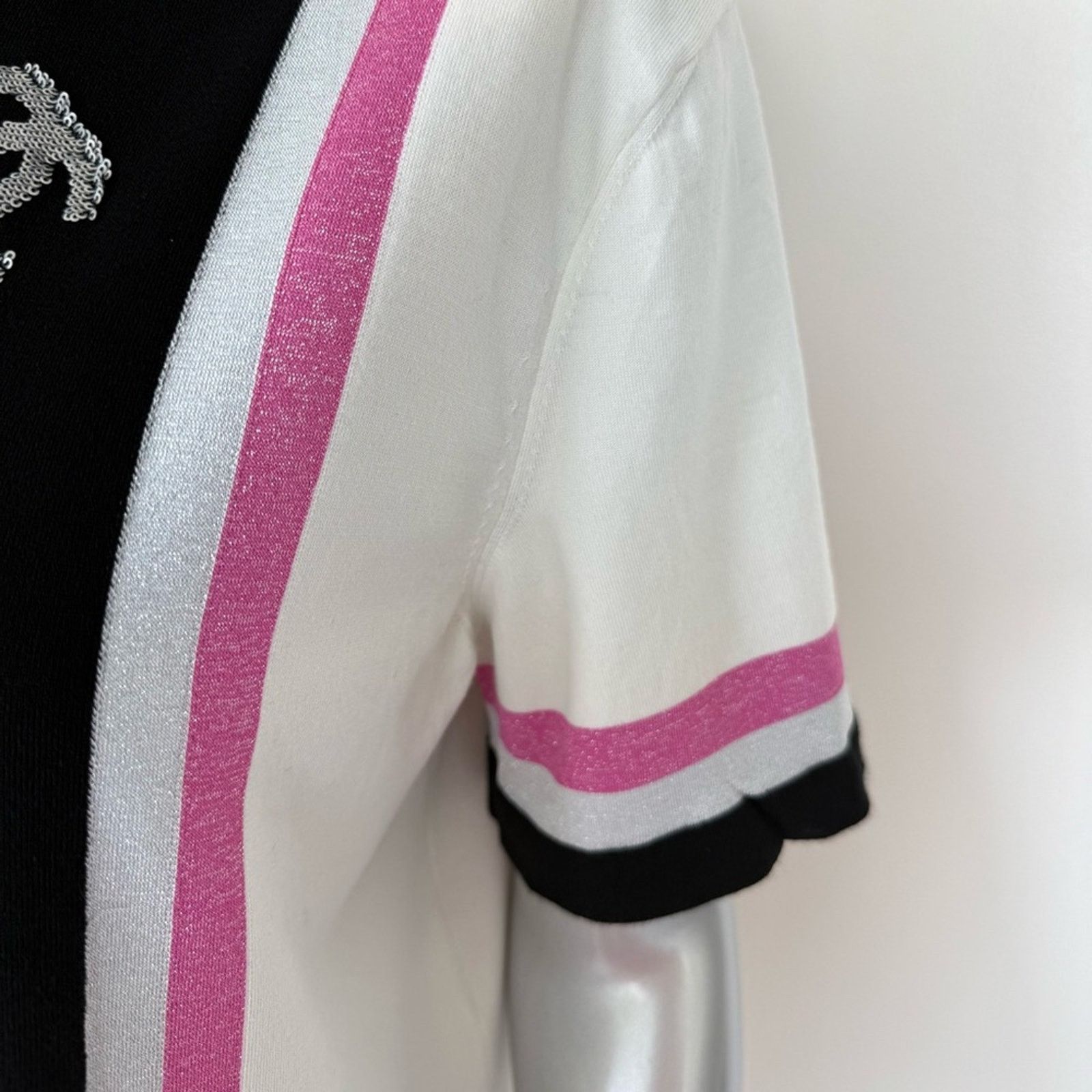Chanel CHANEL CC women wool top size 50FR or 10US Authentic 3900$ Size L / US 10 / IT 46 - 4 Thumbnail