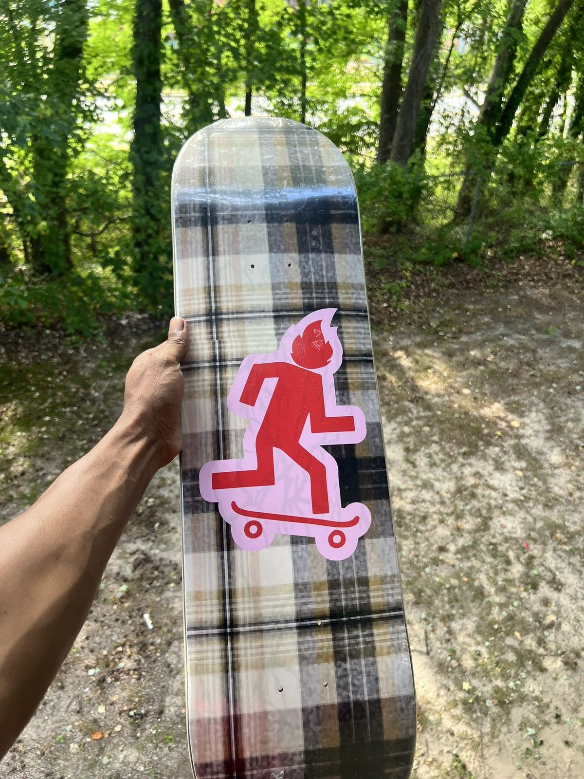 Travis Scott Travis Scott Cactus Jack Plaid Skateboard Deck | Grailed