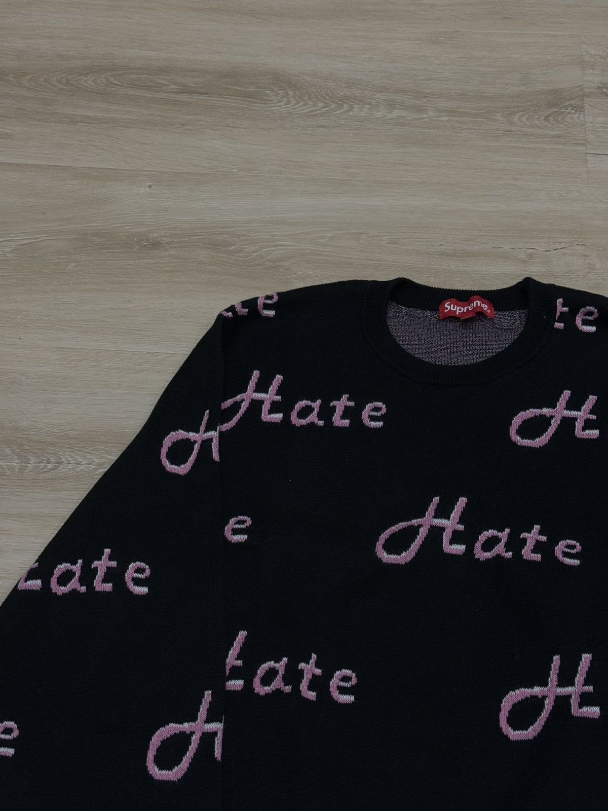 Supreme Supreme 2013 Hate Knit Sweater Size US XL / EU 56 / 4 - 2 Thumbnail