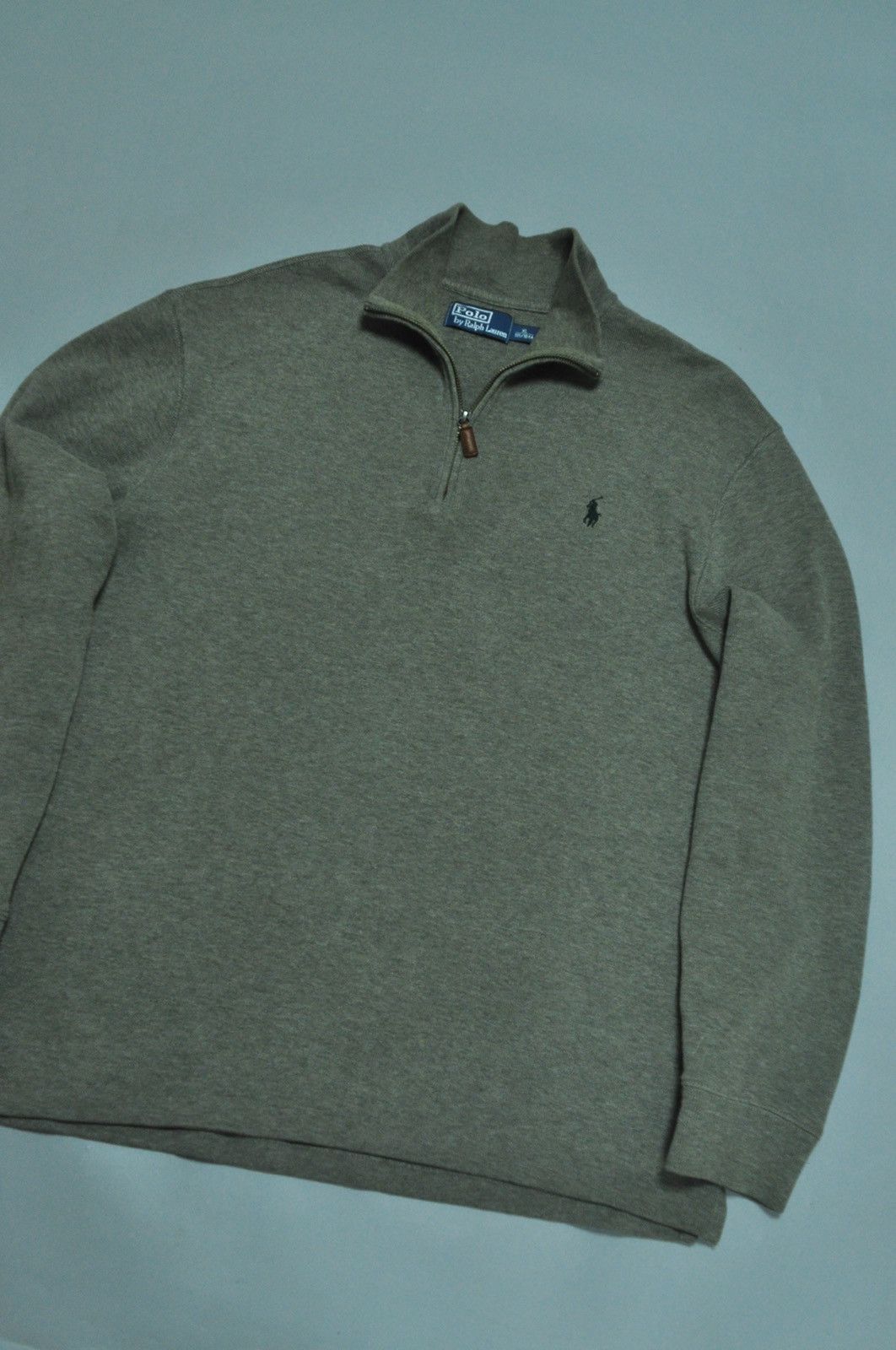 Polo Ralph Lauren × Ralph Lauren × Vintage Vintage Ralph Lauren Knit Half Zip Pullover Sweater Size US XL / EU 56 / 4 - 3 Thumbnail
