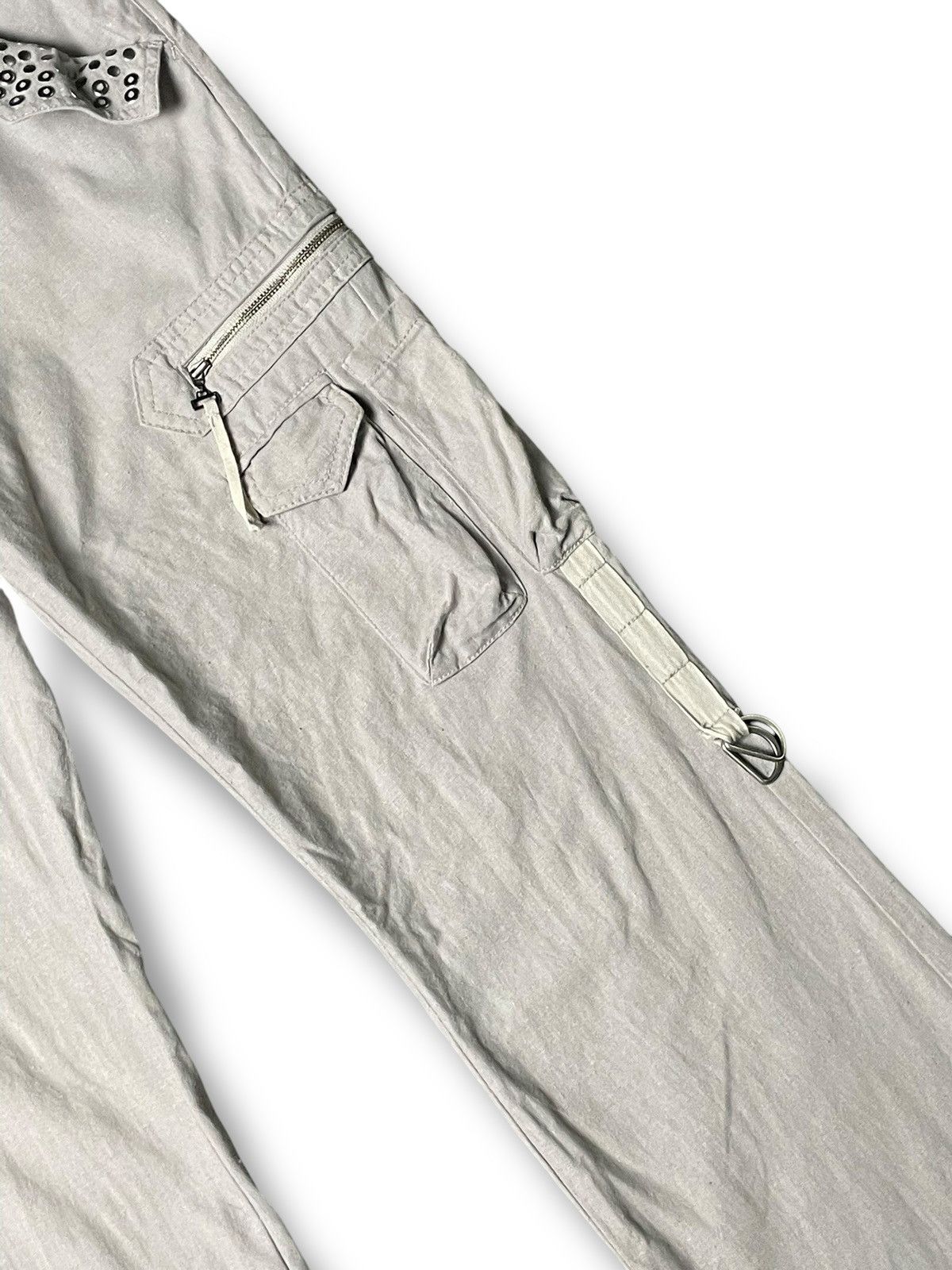 Japanese Brand × Tornado Mart × Vintage TORNADO MART Linen Cargo Pants (91) Size US 29 - 3 Thumbnail