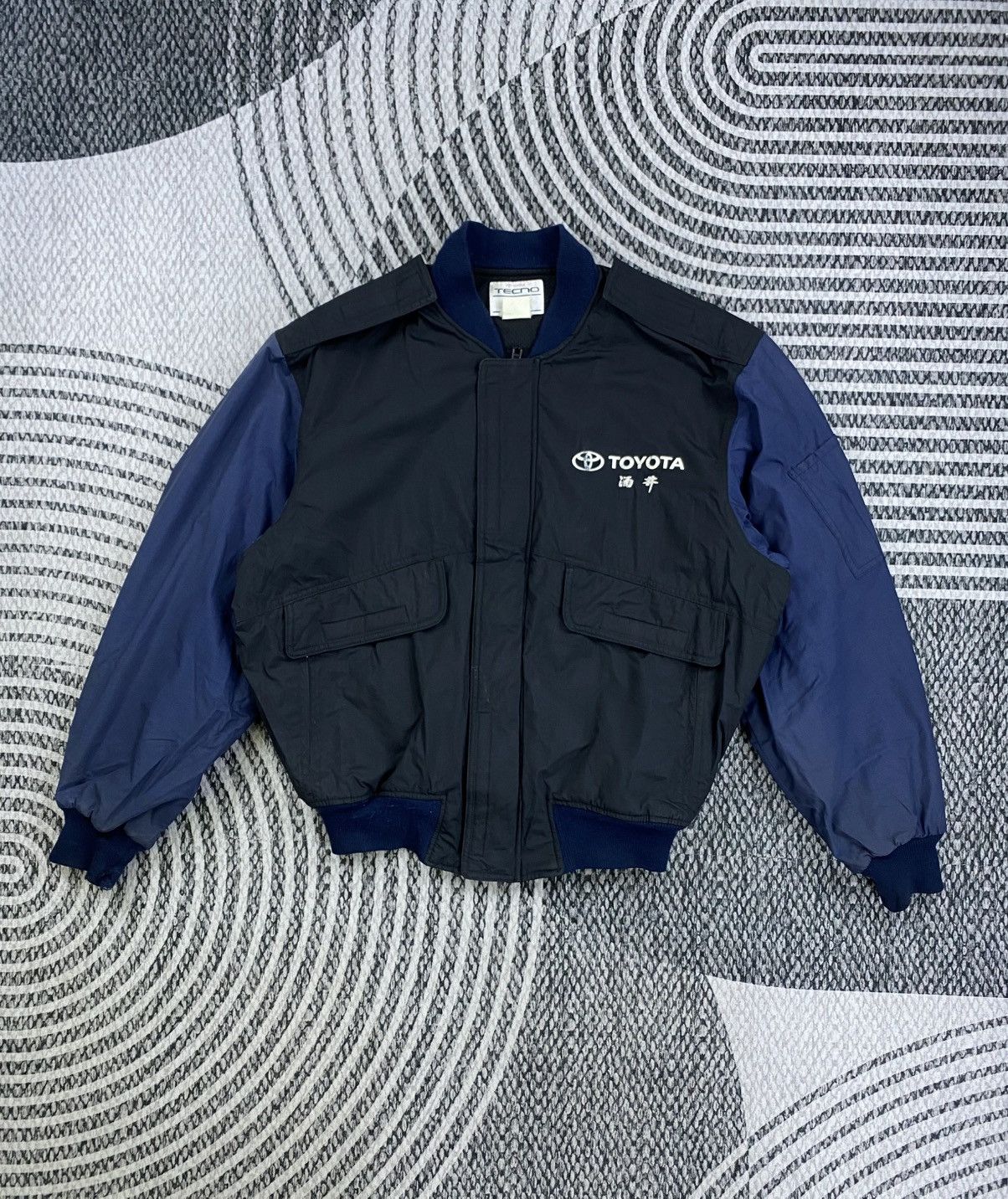 Japanese Brand Vintage Toyota Tecno Motorsport Racing Bomber Jacket Size US XL / EU 56 / 4 - 2 Thumbnail