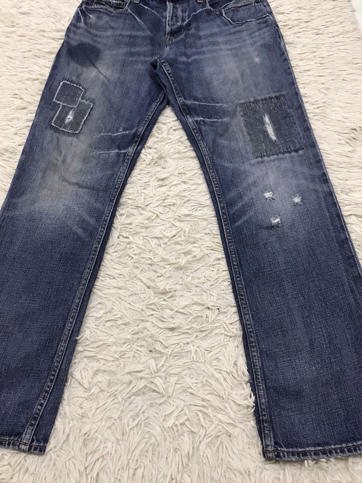 Gap Gap Patchwork Design Straight Fit Denim Jeans Size US 30 / EU 46 - 4 Thumbnail