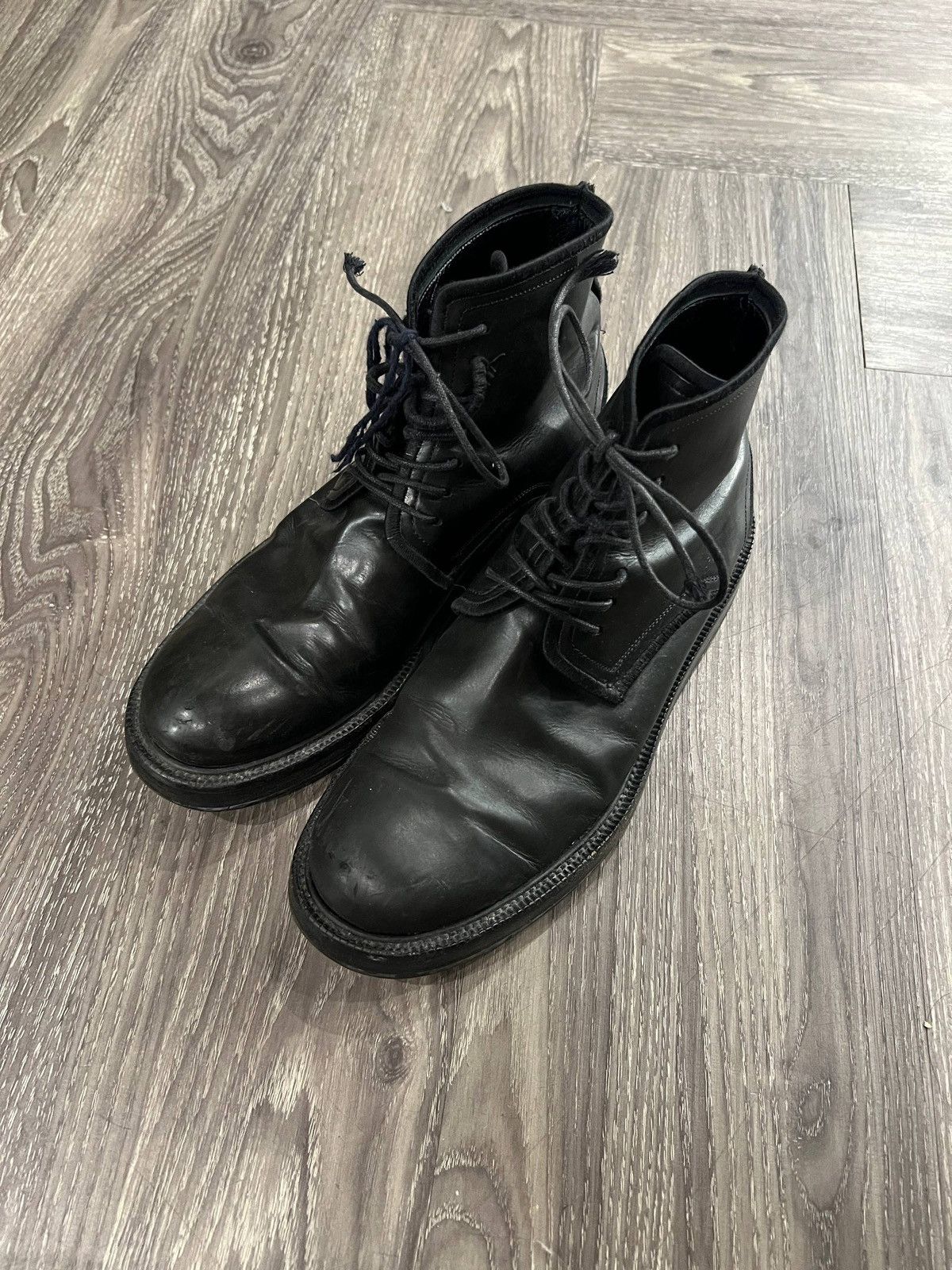 Dior AW11 Dior Homme “Enfold/Unfold” Lace Up Ankle Boots Size US 8.5 / EU 41-42 - 1 Thumbnail