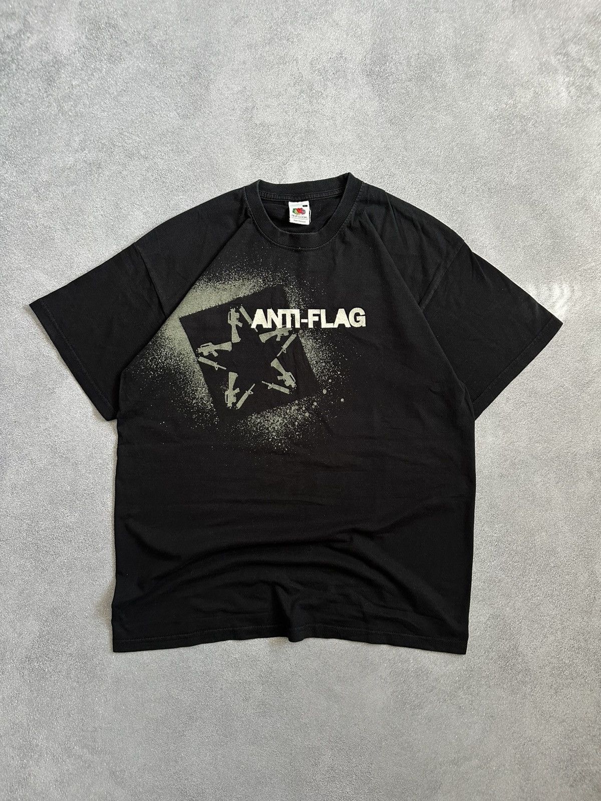 Band Tees Vintage Anti-Flag Tee Y2K Punk Band Graphic Black Shirt Size US L / EU 52-54 / 3 - 1 Thumbnail
