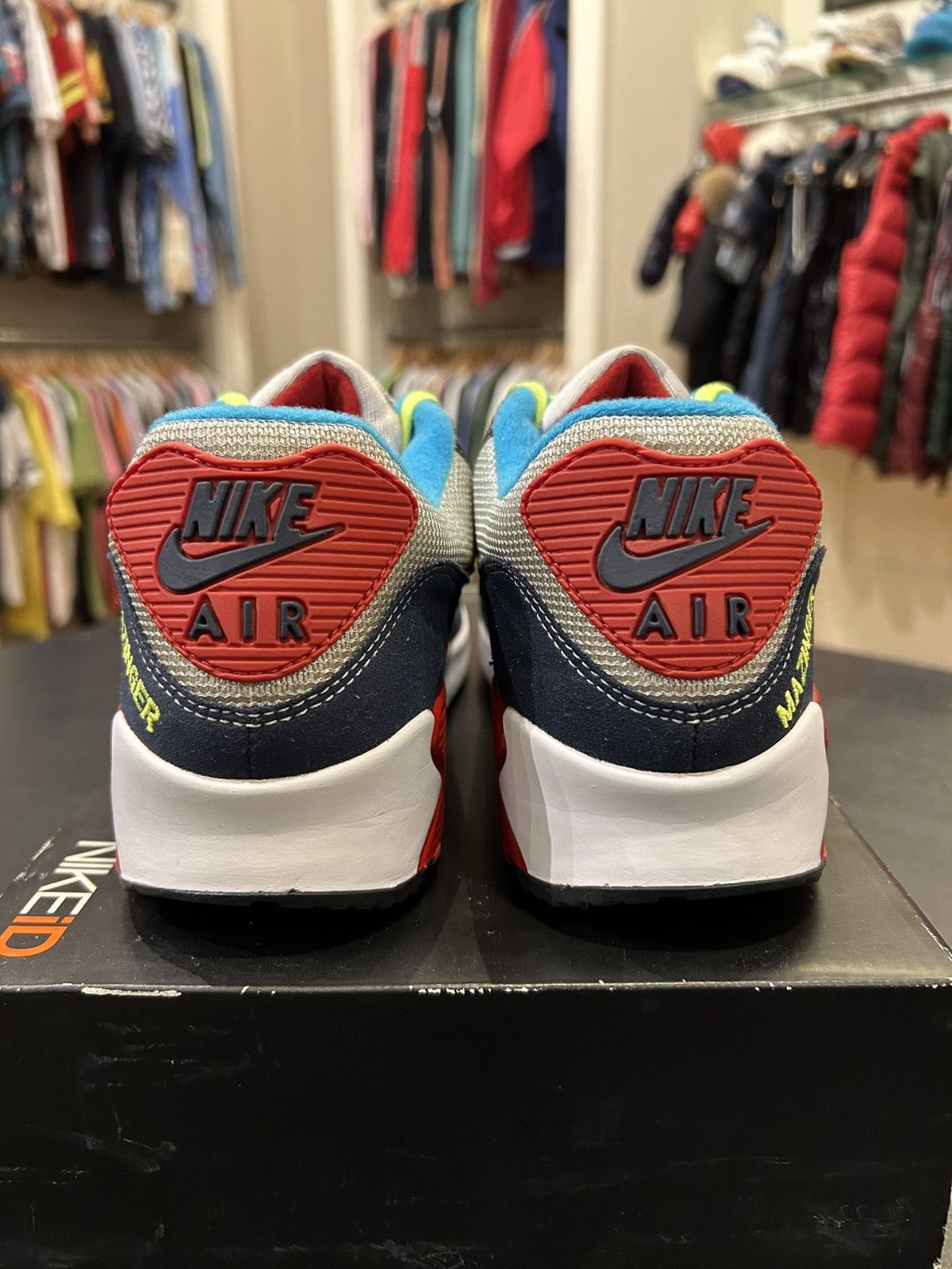 Nike Nike Air Max 90 Custom NikeID Mazinger Size US 9 / EU 42 - 3 Thumbnail