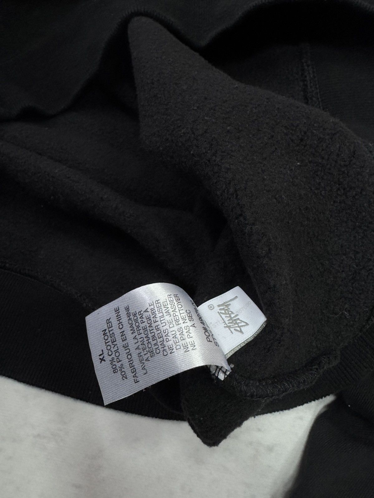 Stussy × Vintage STUSSY CENTER HAFT LOGO OVERSIZE BAGGY FIT SWEATSHIRT Size US XL / EU 56 / 4 - 6 Thumbnail