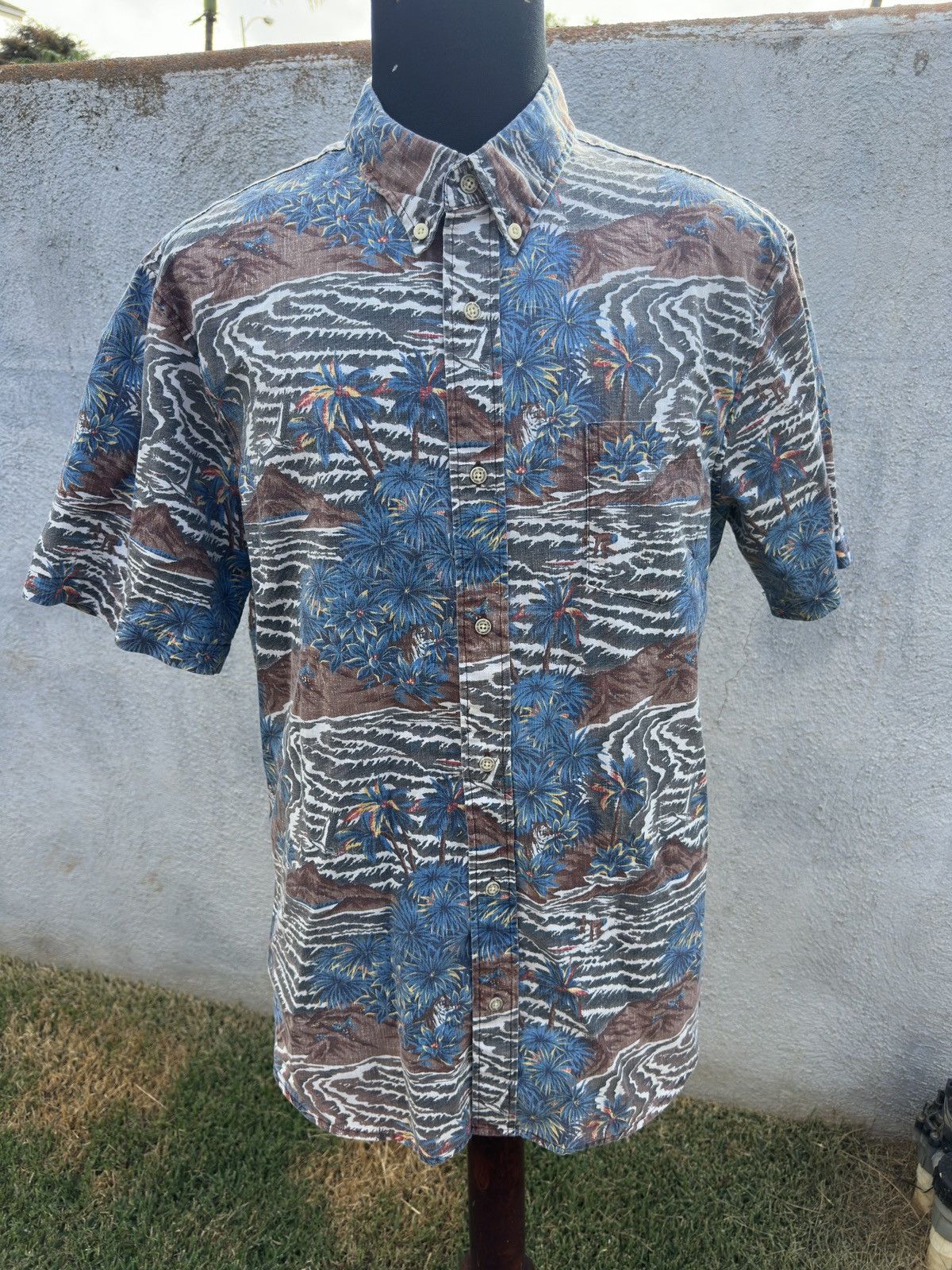 Reyn Spooner PreOwned Reyn Spooner Tailored Fit Multicolored Men's XL Size US XL / EU 56 / 4 - 1 Thumbnail