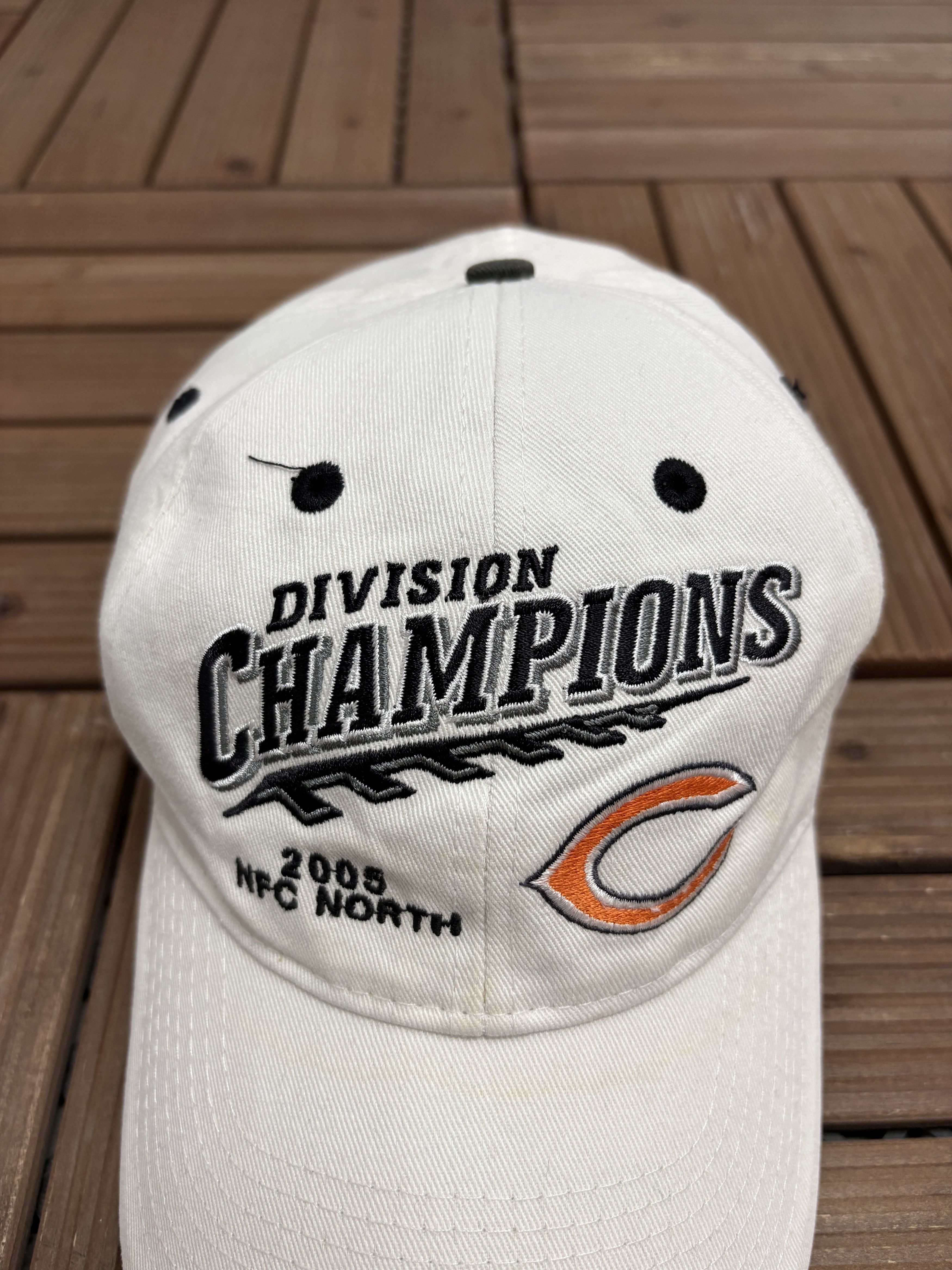 Vintage Chicago Bears 2005 Division Champions Vintage White Hat Cap Size ONE SIZE - 3 Thumbnail