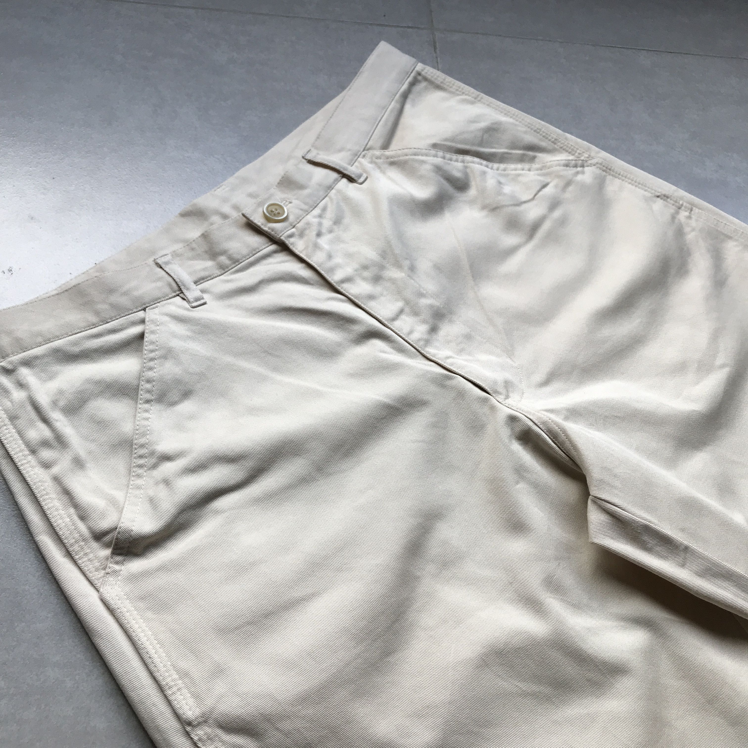 Comme des Garcons SHIRT Comme des Garcons Shirt Beige Trouser Size US 34 / EU 50 - 10 Thumbnail