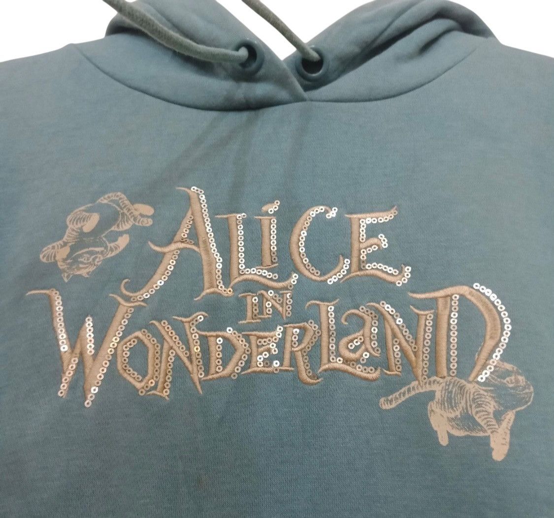 Cartoon Network × Disney × Sci-Fi Fantasy 🔥Disney Alice In Wonderland Oversized Hoodie Size L / US 10 / IT 46 - 4 Thumbnail