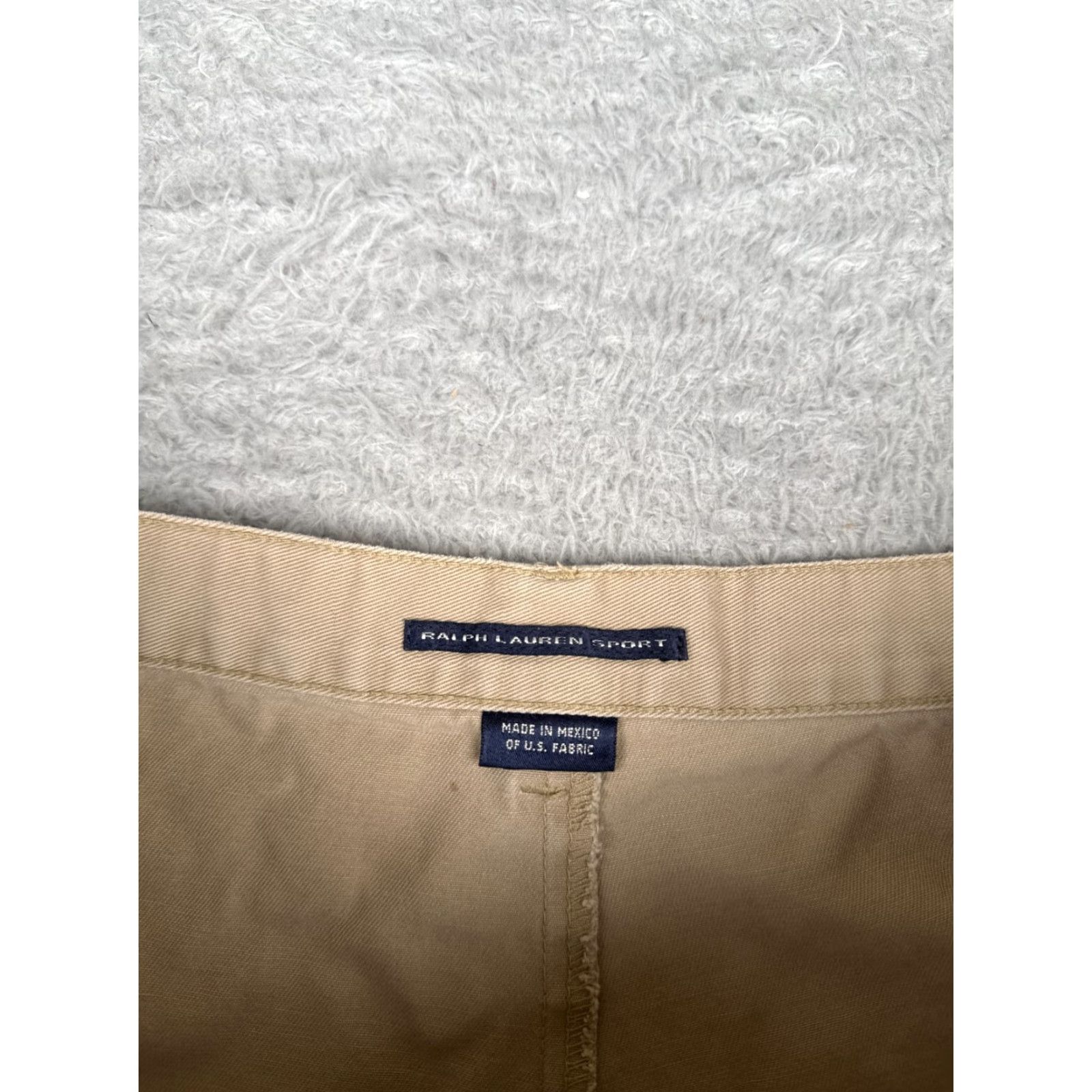 Polo Ralph Lauren Ralph Lauren Sport Shorts Women 12 Beige Chino Cotton Twill Knit Hike Camp 30x6 Size 34" / US 12 / IT 48 - 7 Thumbnail