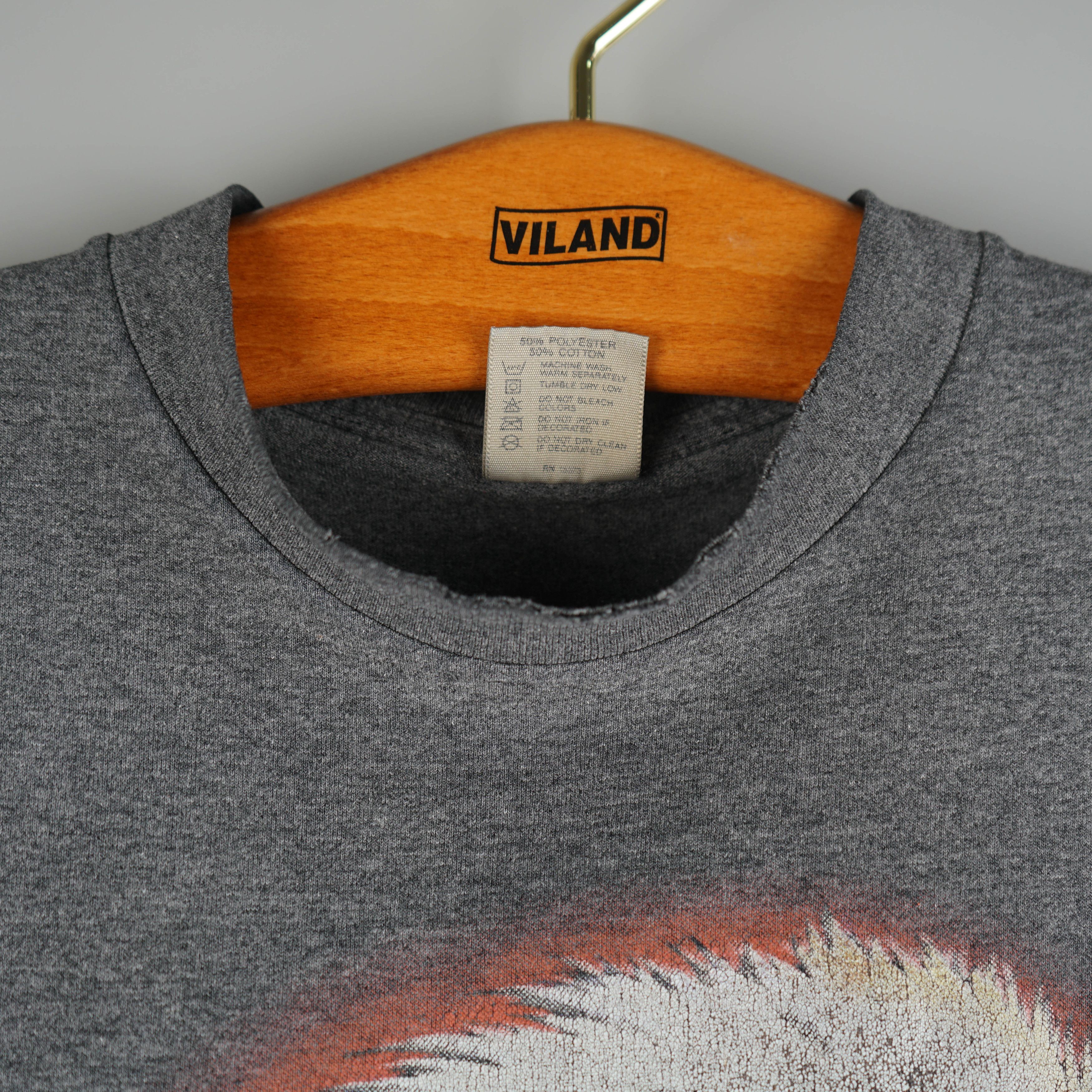 Harley Davidson × Vintage Vintage 1993 American Biker Bald Eagle T-Shirt Size US M / EU 48-50 / 2 - 7 Thumbnail
