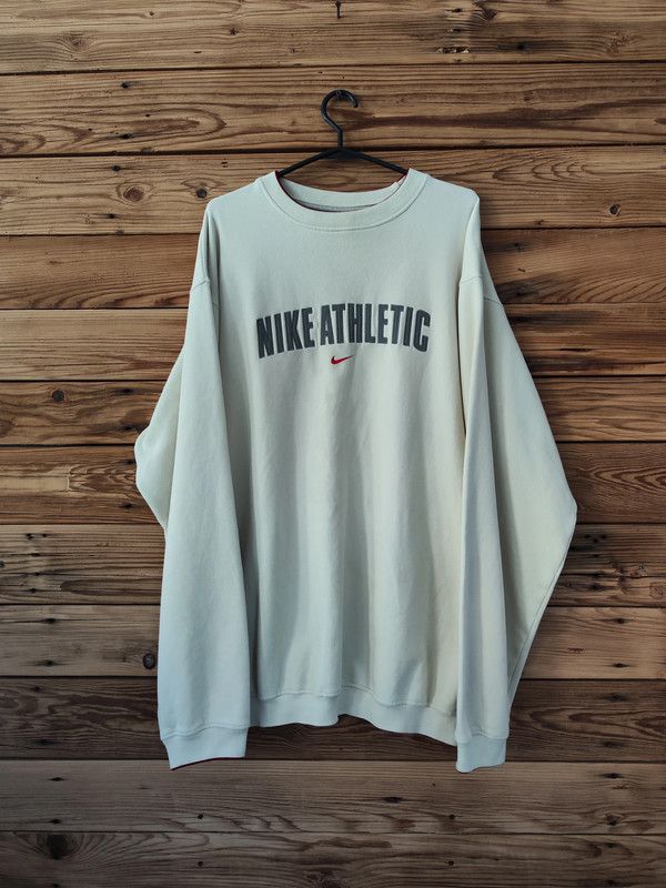 Nike × Vintage Nike Athletic Vintage Crewneck 90s XL Sweatshirt Size US XL / EU 56 / 4 - 1 Thumbnail
