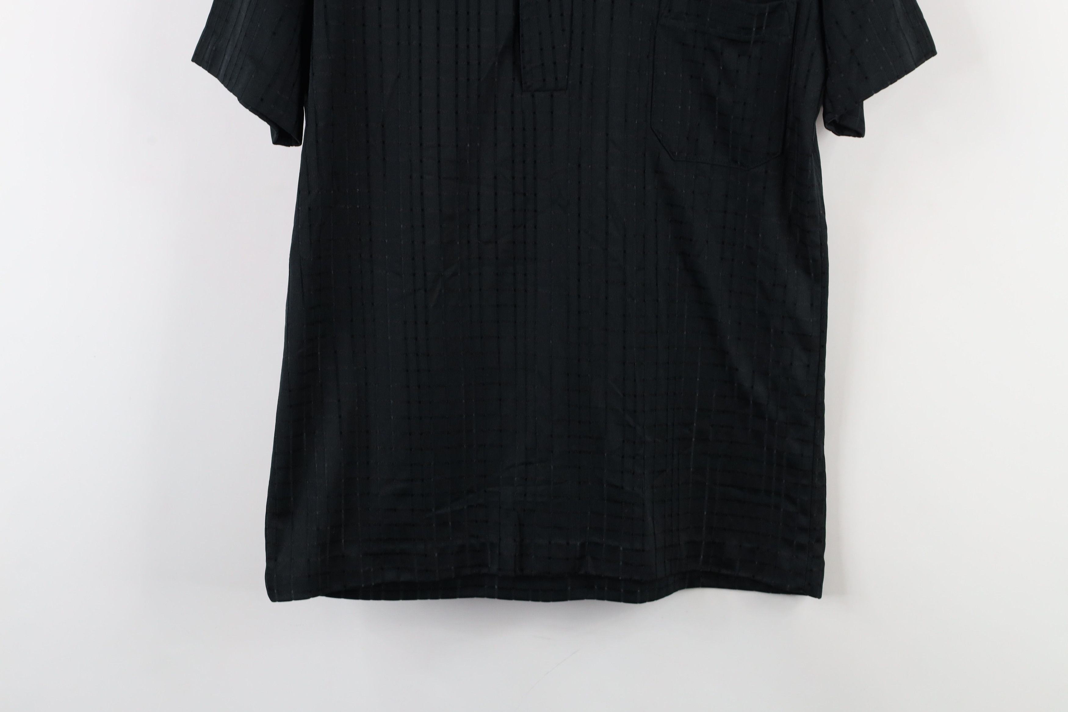 Vintage Vintage 70s Streetwear Checkered Polo Shirt Black USA Size US M / EU 48-50 / 2 - 3 Thumbnail