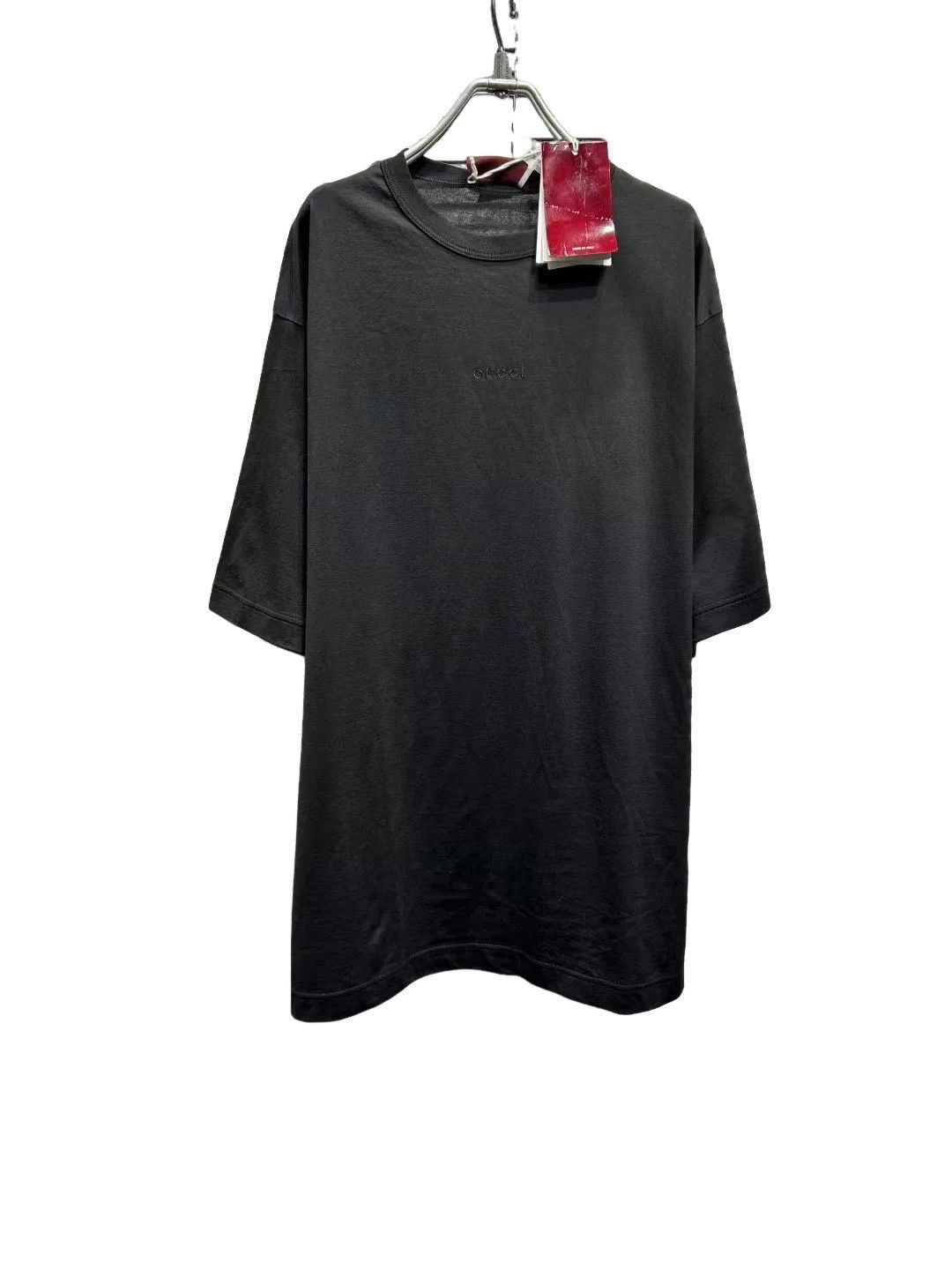 Gucci Gucci Logo Embroidery Cotton T-Shirt Size M Size US M / EU 48-50 / 2 - 1 Thumbnail