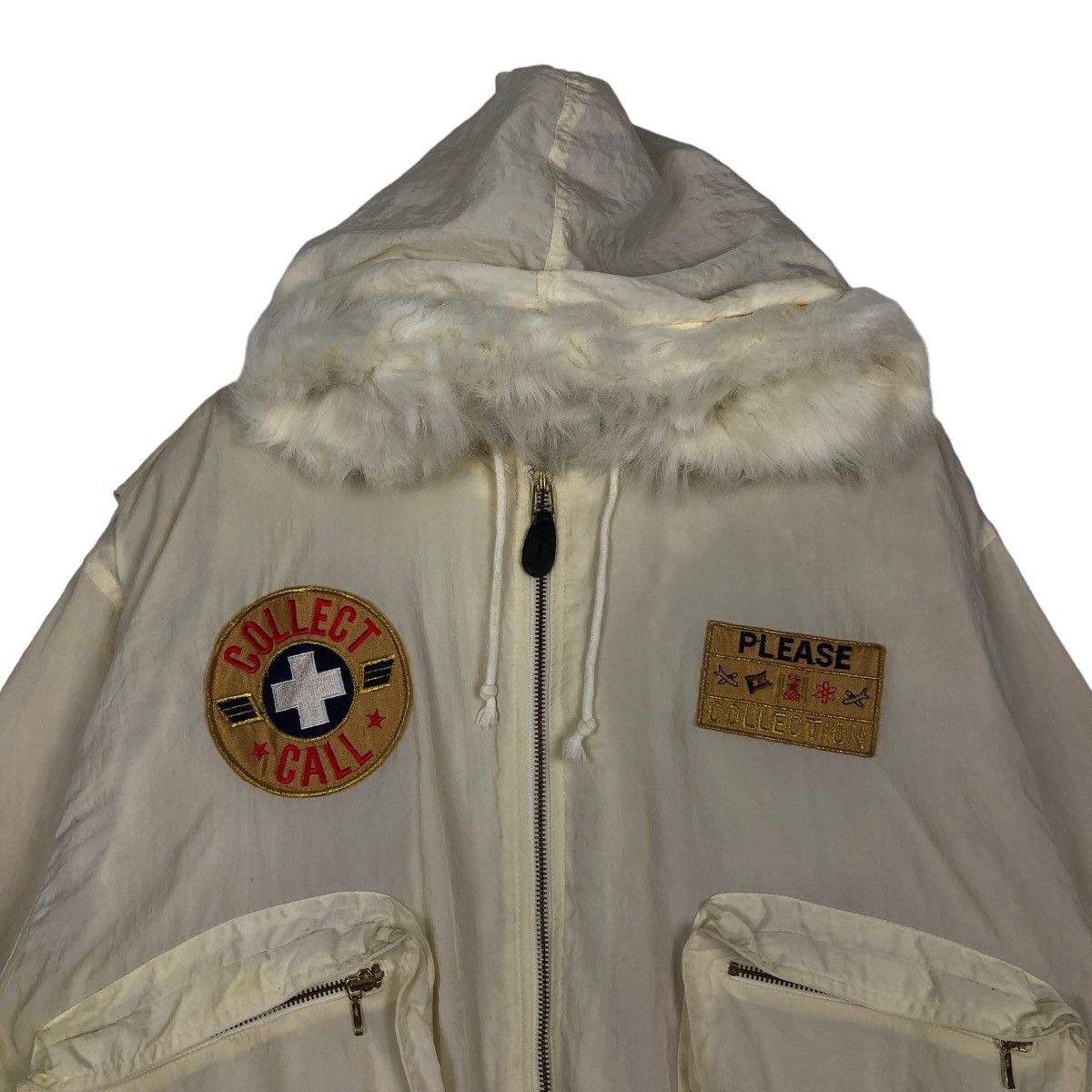 Japanese Brand 🔥Rare Bomber Jacket Big Logo Collect Call Issey Miyake Size US M / EU 48-50 / 2 - 2 Thumbnail