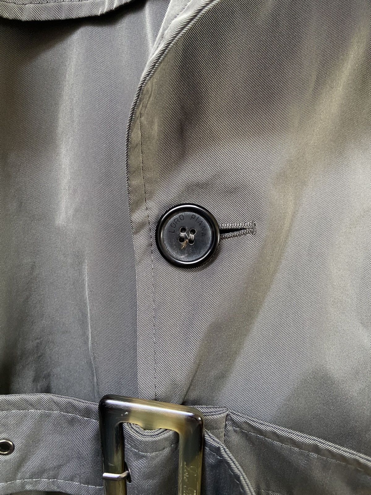 Loro Piana Loro Piana Light Olive Stormey Trench Tecno Coat Size US XXL / EU 58 / 5 - 2 Thumbnail