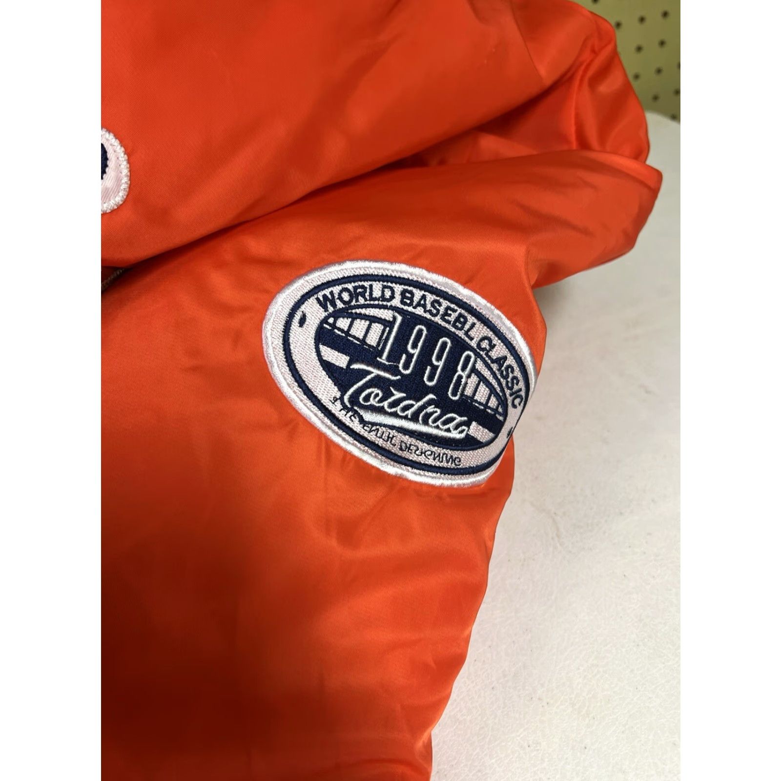 Vintage TORDNA DNA Bomber Jacket Snap Orange M Unisex Adults Women’s Baseball Winter NWT New Personalization Available Stadium Streetwear Mid-Length Size US M / EU 48-50 / 2 - 3 Thumbnail