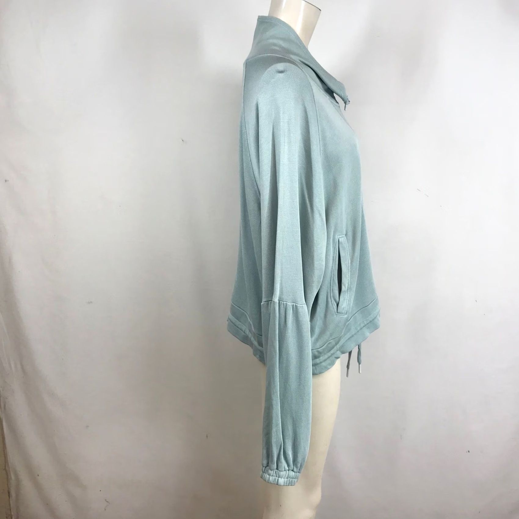 Anthropologie Saturday Sunday Anthropologie Hoodie Jacket Women Medium Blue Funnel Neck Zip Up Size M / US 6-8 / IT 42-44 - 4 Thumbnail