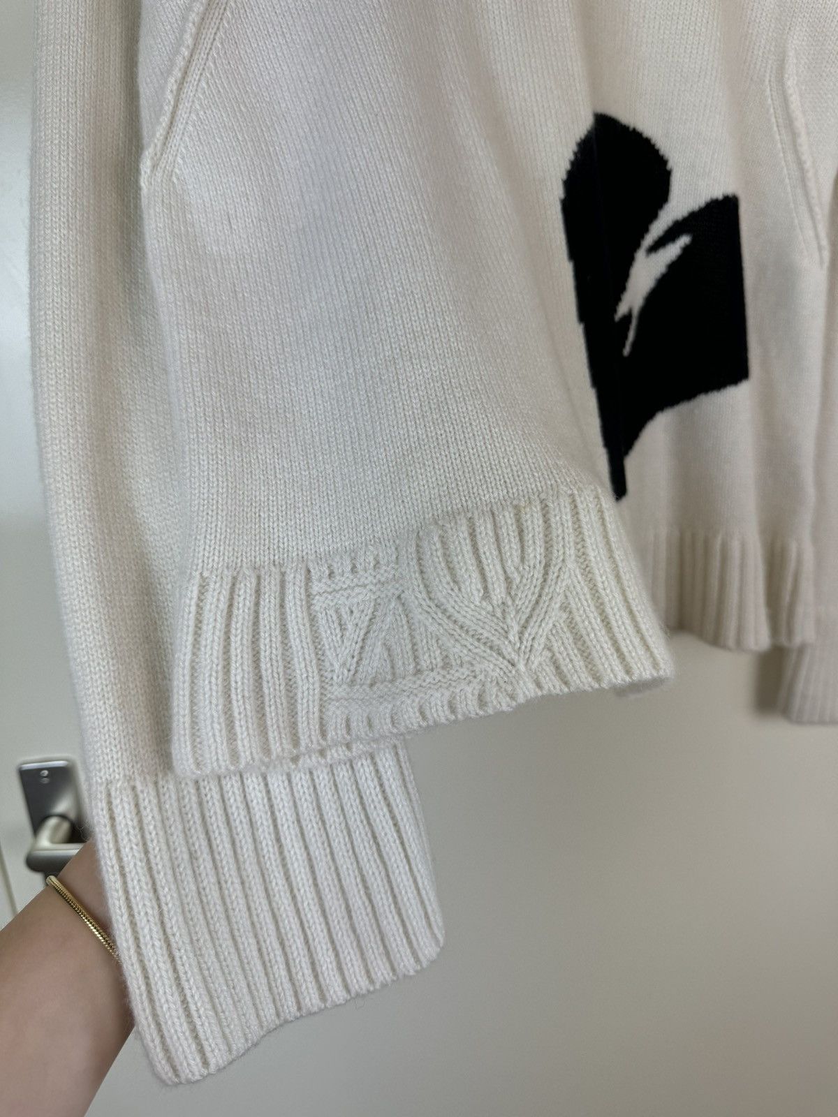 Zadig & Voltaire Zadig Voltaire cashmere printed sweater oversize pullover L Size L / US 10 / IT 46 - 4 Thumbnail