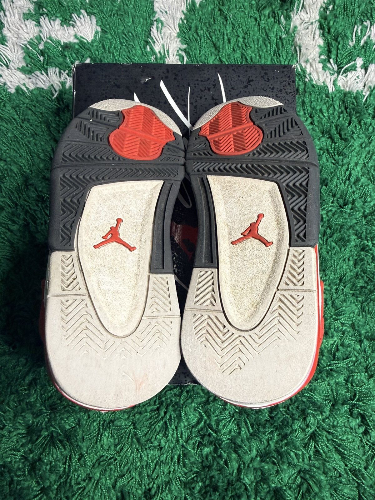Jordan Brand Air Jordan 4 GS Red Cement Size US 5.5 / EU 38 - 6 Thumbnail