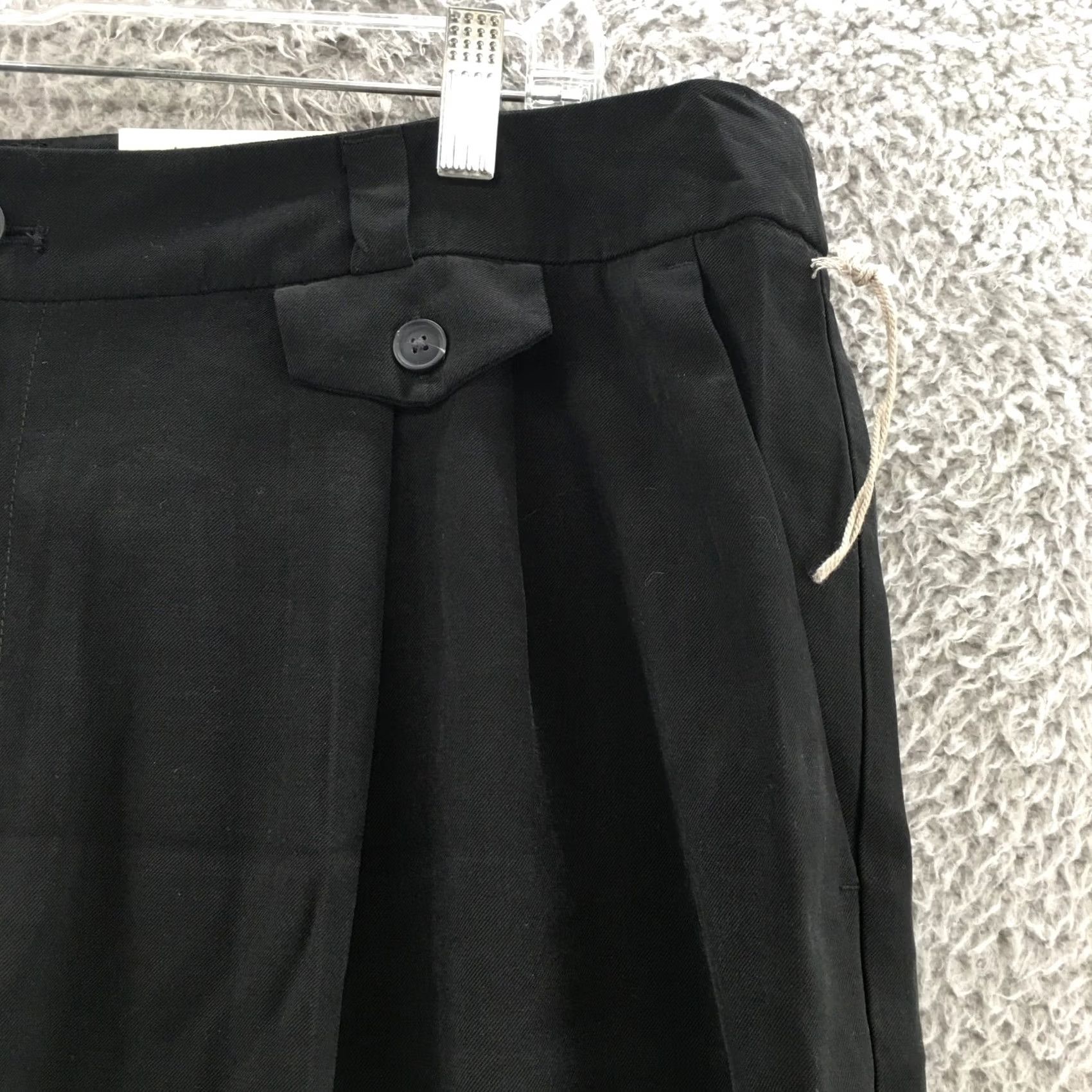 Vintage A New Day Wide Leg Pants Womens 17R Black High Rise Relaxed Fit Casual NEW Size 38" / US 16 / IT 52 - 5 Thumbnail
