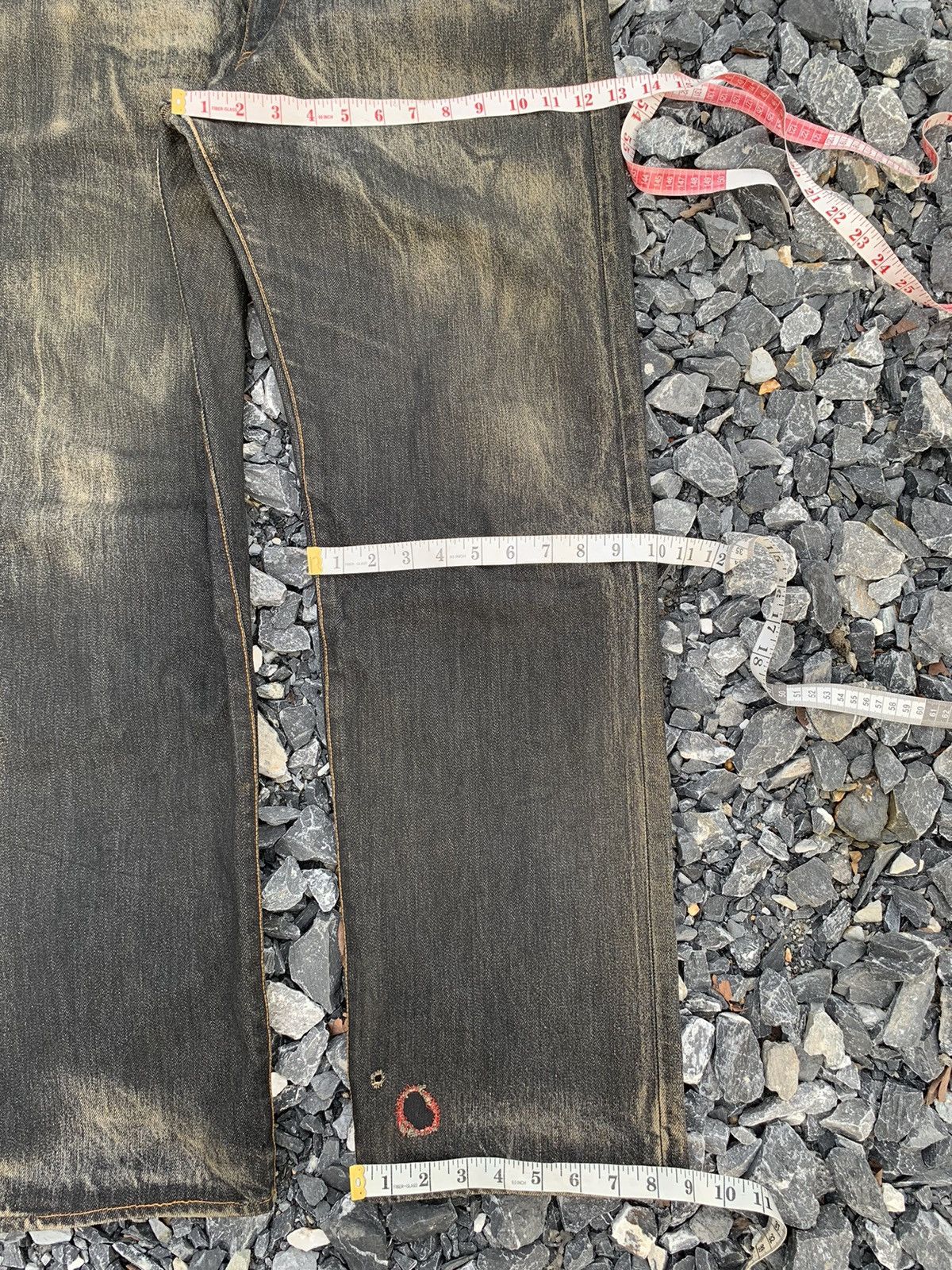Other JAPANESE BRAND LUMR SELVEDGE RUSTY&FADED DISTRESSED DENIM Size US 35 - 18 Thumbnail