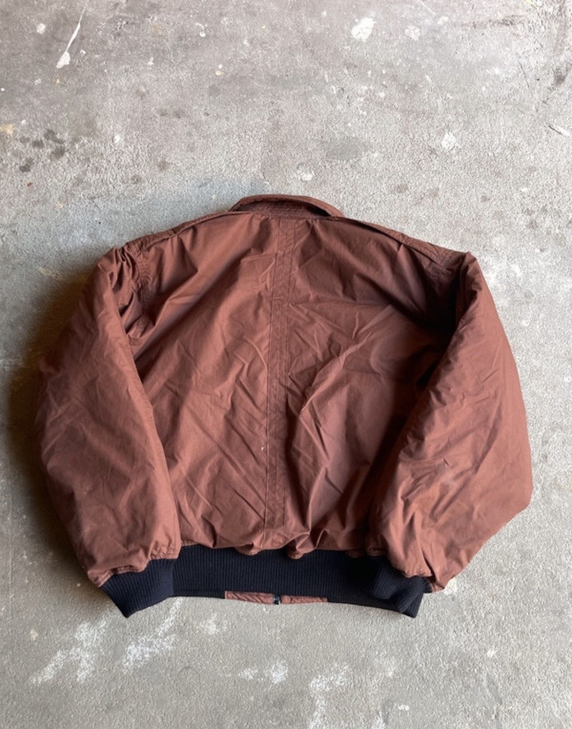 Vintage Vintage Brown Bomber Jacket Size US L / EU 52-54 / 3 - 11 Thumbnail