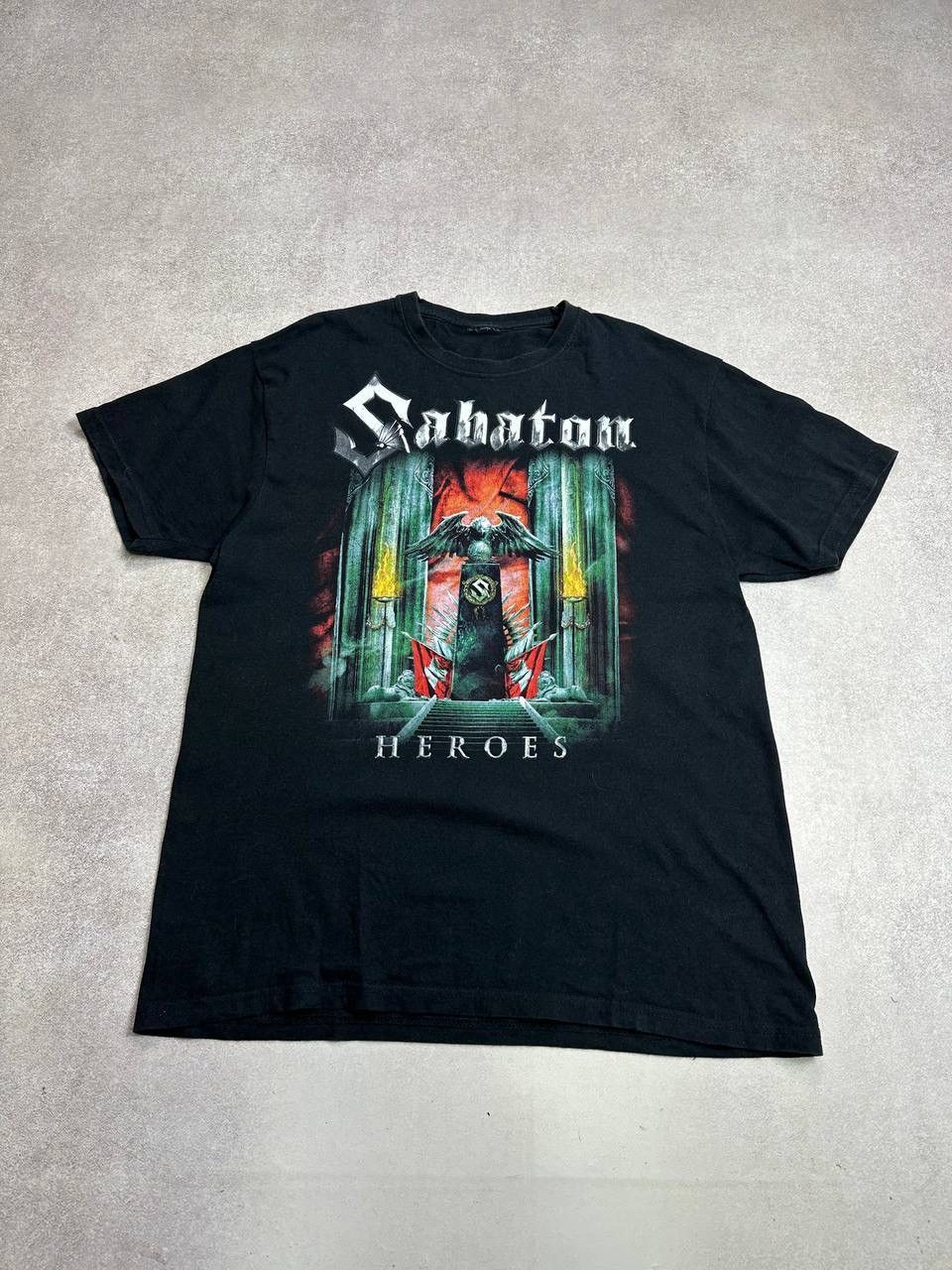 Band Tees Vintage Sabaton Heroes T Shirt L Black Size US L / EU 52-54 / 3 - 3 Thumbnail