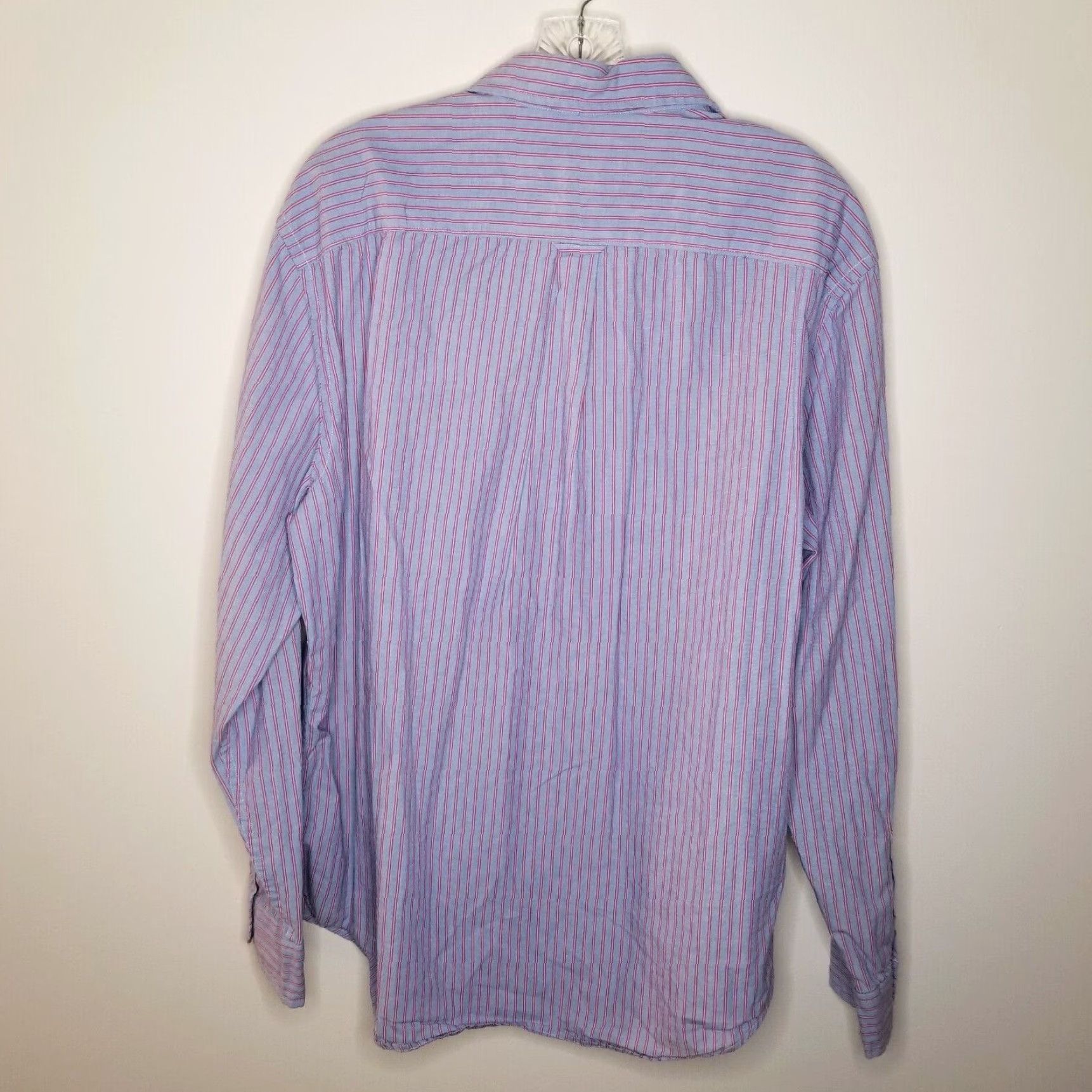 American Eagle Outfitters American Eagle Mens Long Sleeve Button Up Shirt XL Purple Size US XL / EU 56 / 4 - 5 Thumbnail