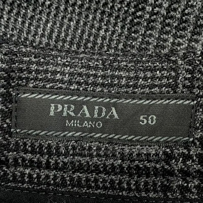 Prada Prada Men's Casual Wool Pants in Dark Gray. Size US 32 / EU 48 - 6 Thumbnail