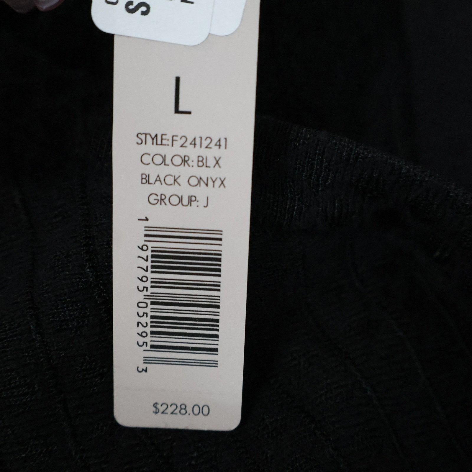 NIC+ZOE NIC+ZOE Black Ribbed Knit Fit Flare Midi Dress Womens L Size L / US 10 / IT 46 - 10 Thumbnail