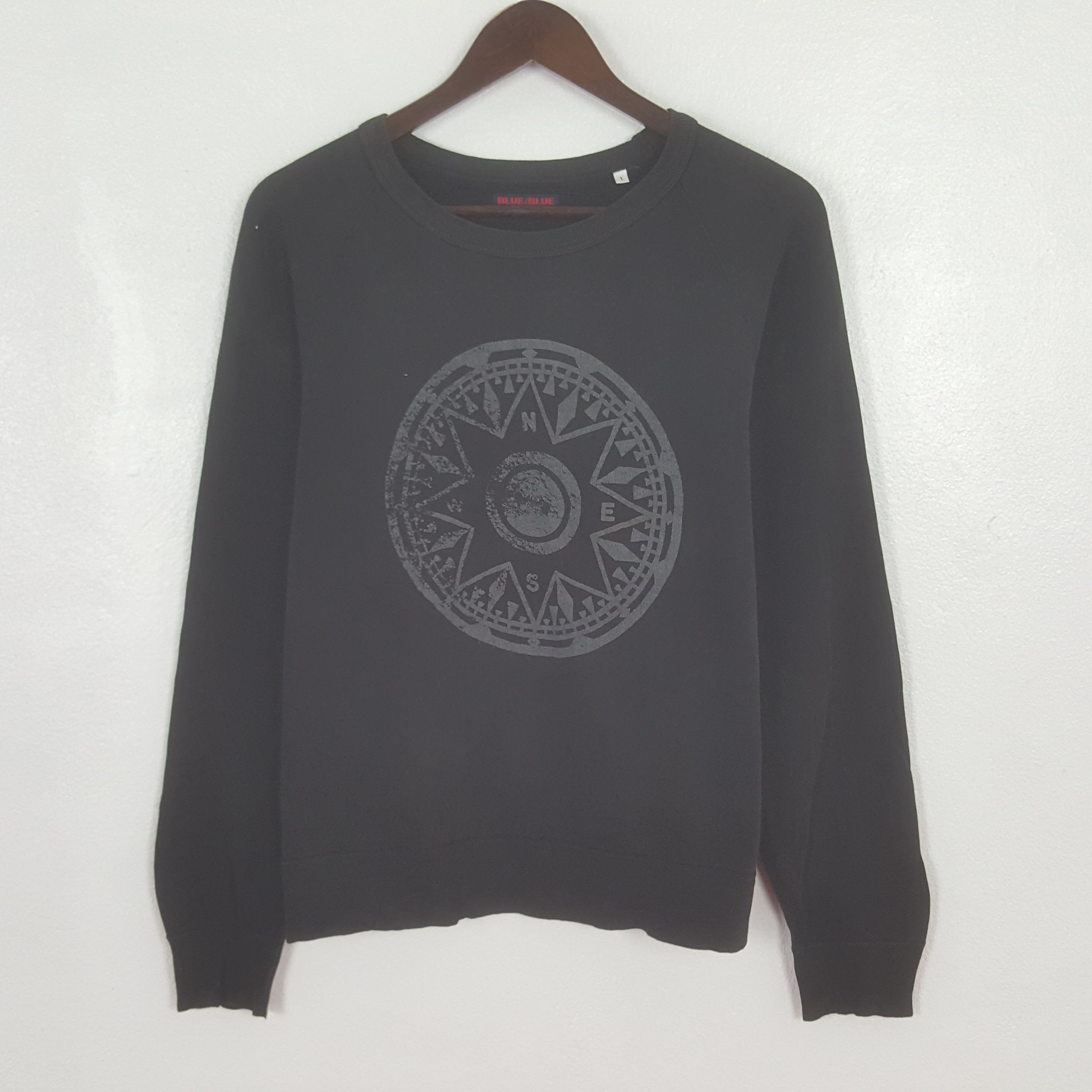 Blue Blue Japan Vintage Blue Blue Japan Sweatshirt Size US S / EU 44-46 / 1 - 1 Thumbnail