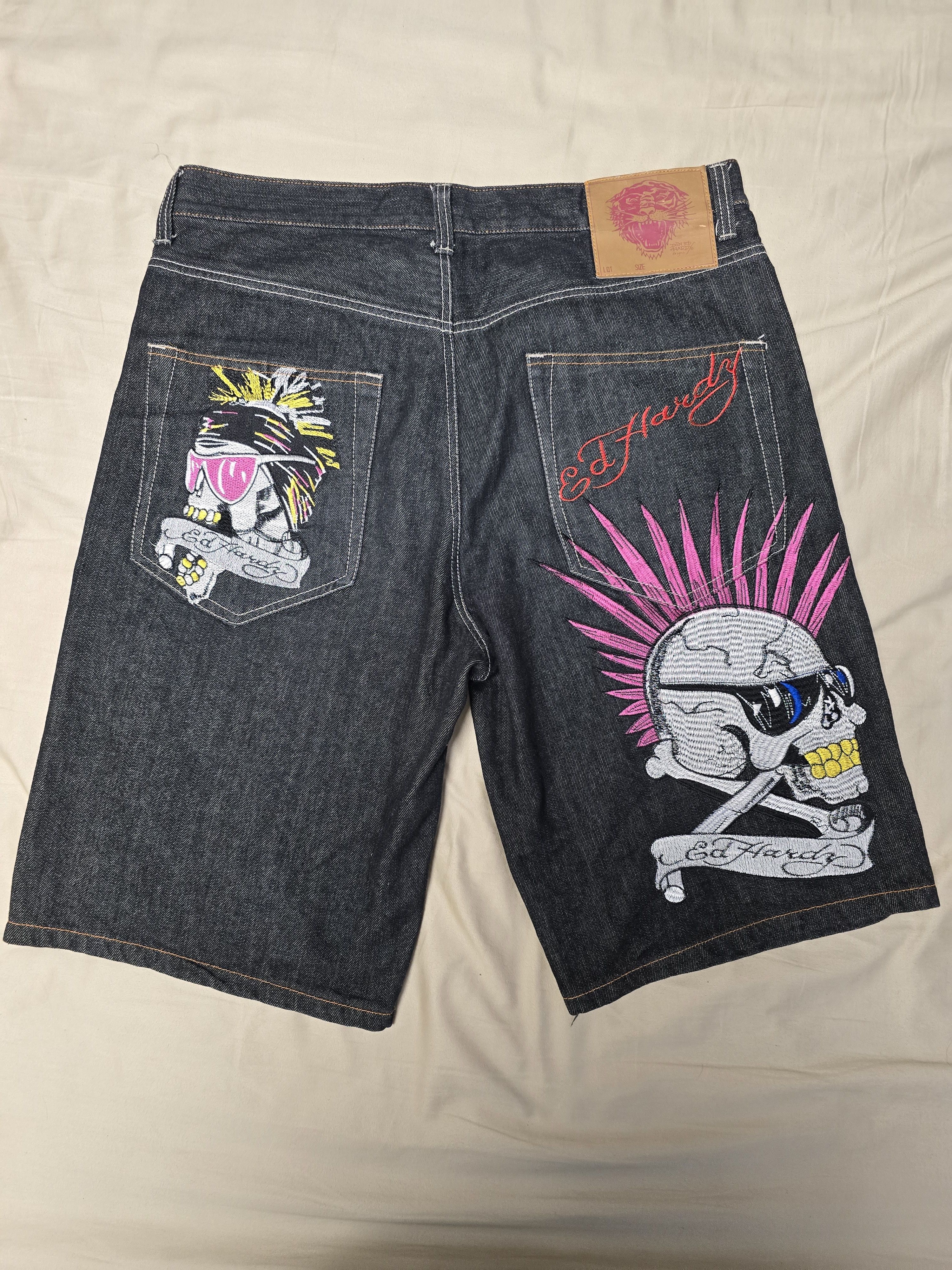 Ed Hardy Ed Hardy Jorts Size US 38 / EU 54 - 2 Thumbnail