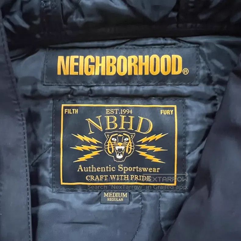 Neighborhood Neighborhood Iron Buckle Hooded Windbreaker Cotton Jacket Size US M / EU 48-50 / 2 - 5 Thumbnail