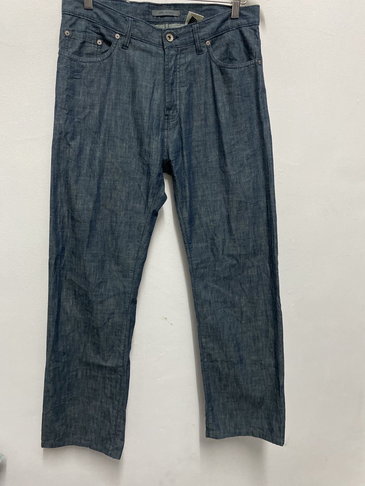 John Varvatos John Varvatos USA Denim Jeans Made in Italy Slim Straight Size US 34 / EU 50 - 1 Thumbnail