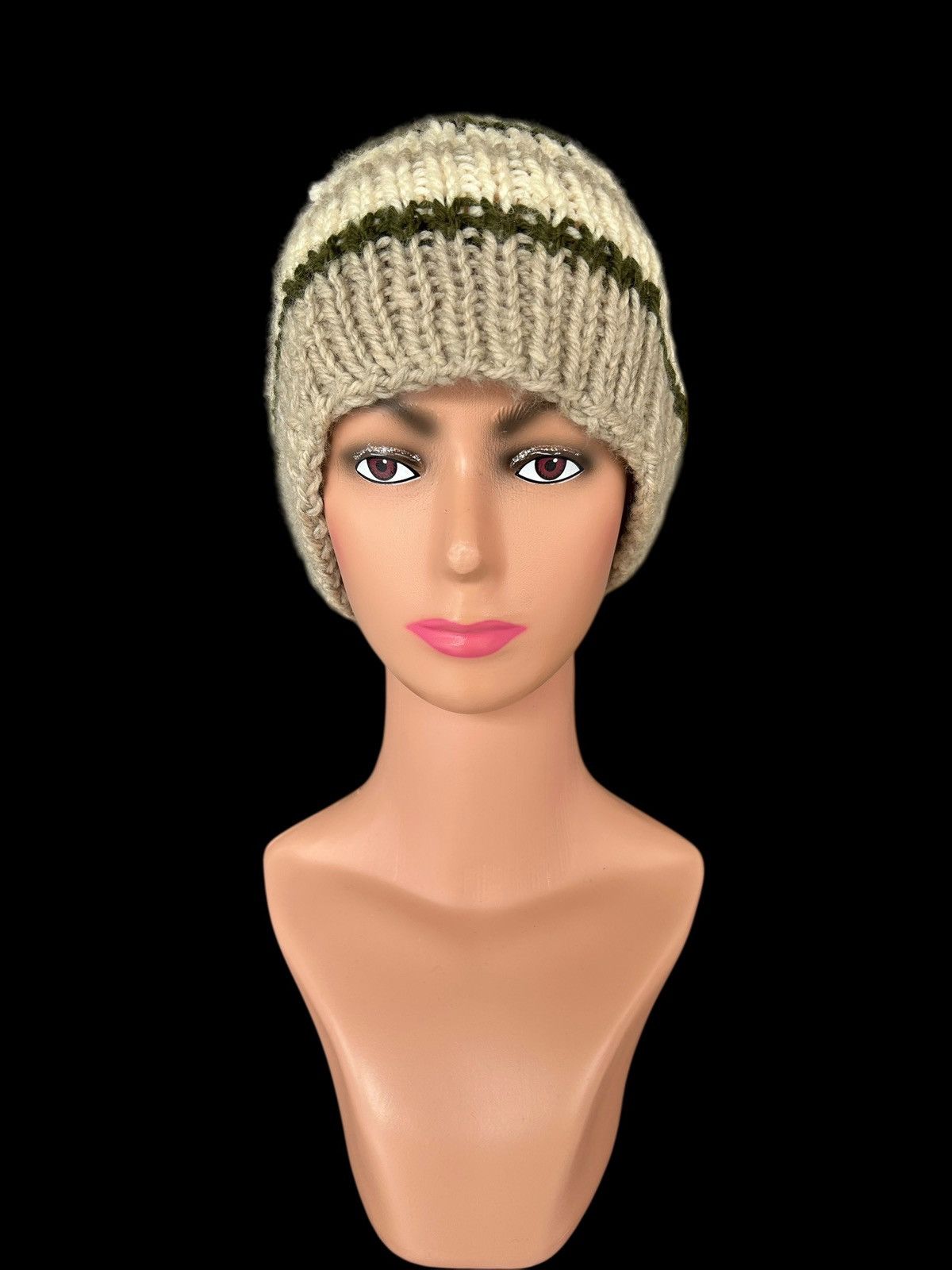 Kapital Crochet Knitted Handmade Beanie Hats Size ONE SIZE - 4 Thumbnail