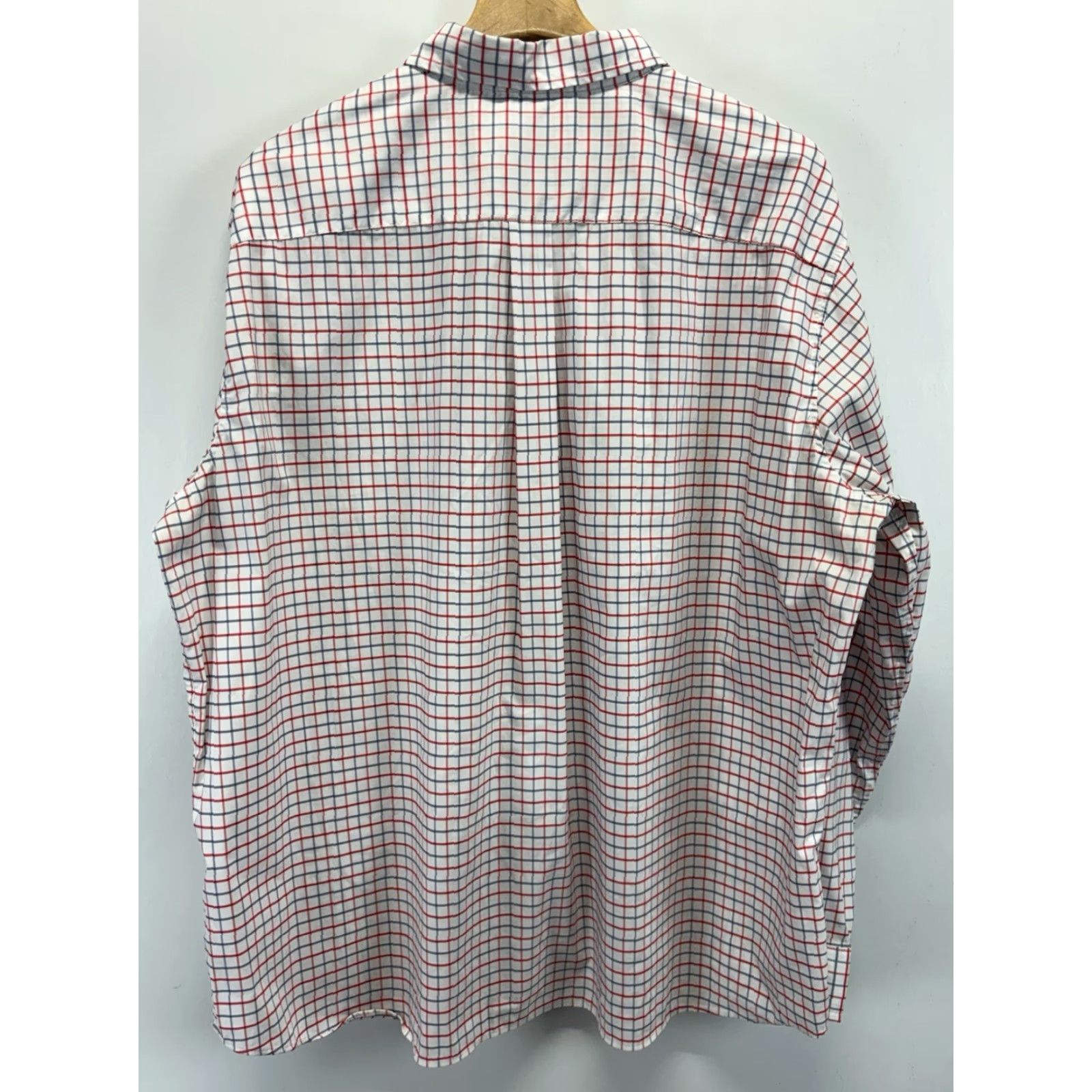 Vineyard Vines Vineyard Vines On The Go Performance Shirt Men’s 2XL Blue White Check Gingham Button-Up Long Sleeve Collared Cotton Blend Men Size US XXL / EU 58 / 5 - 3 Thumbnail