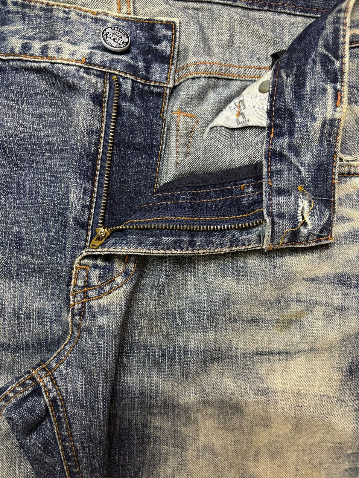 Japanese Brand Vintage Japanese Brand Mud Wash Loose Baggy Jeans Size US 36 / EU 52 - 9 Thumbnail
