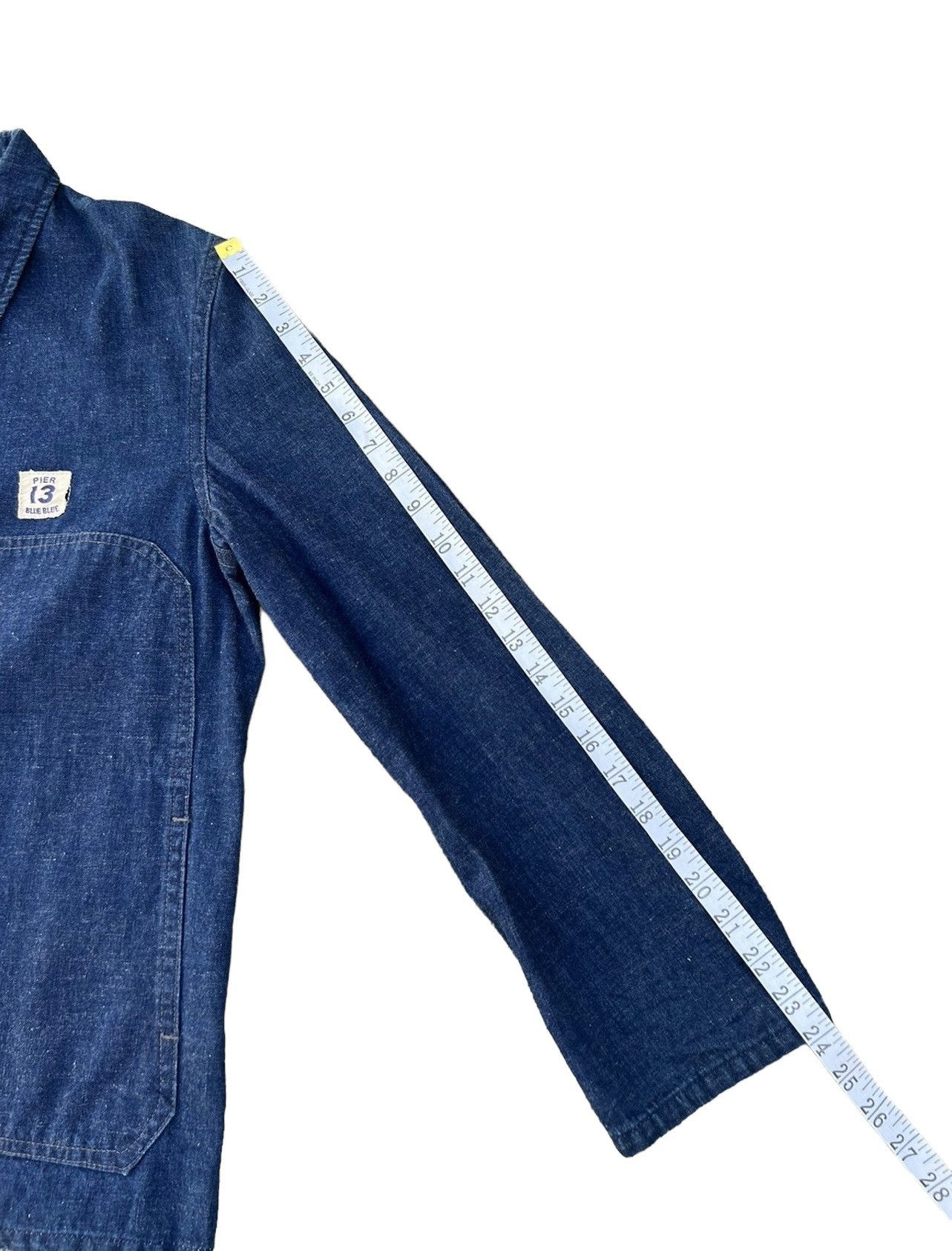 Blue Blue Japan VTG Blue Blue Japan Indigo Blue Pull Over Denim Jacket Shirt Size US M / EU 48-50 / 2 - 4 Thumbnail