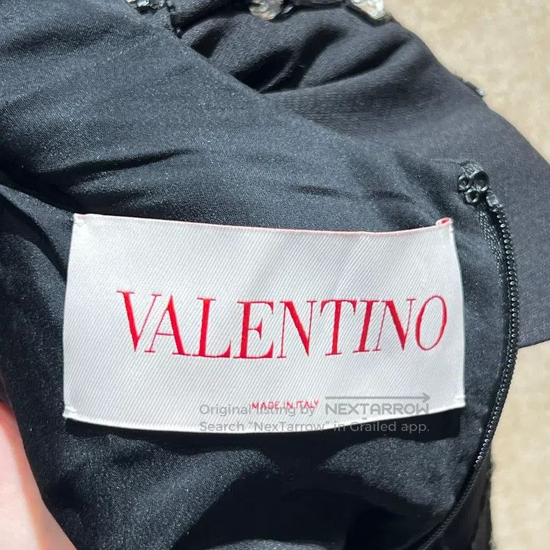 Valentino Valentino Black and pink color-blocked rhinestone dress Size S / US 4 / IT 40 - 3 Thumbnail